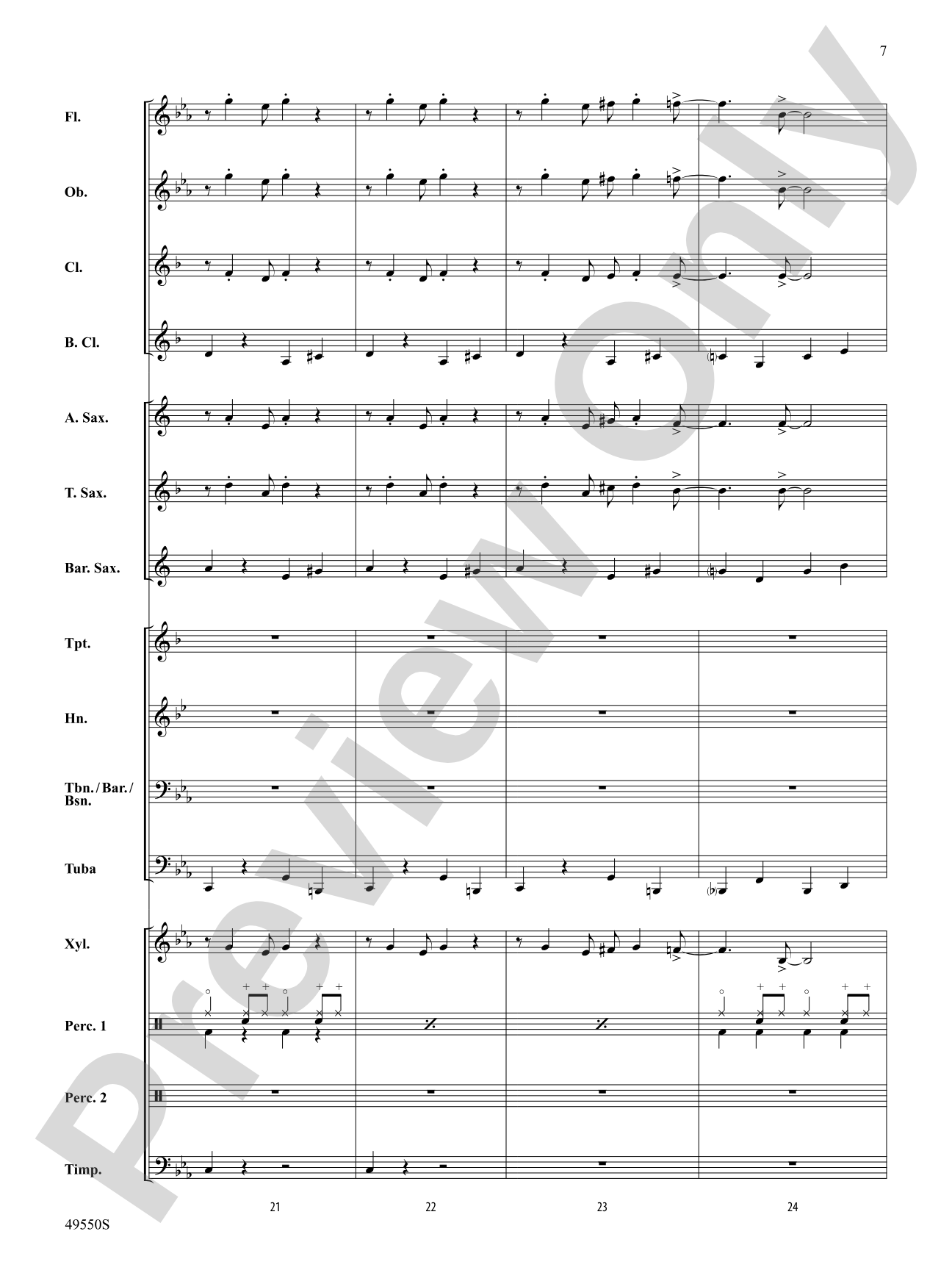 Cantina Band: Concert Band Conductor Score & Parts