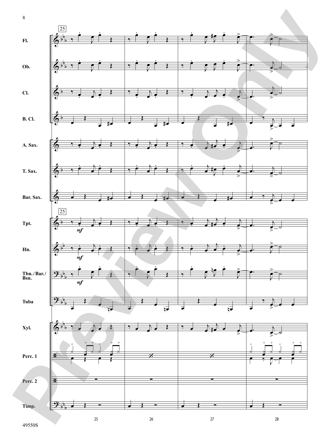 Cantina Band: Concert Band Conductor Score & Parts