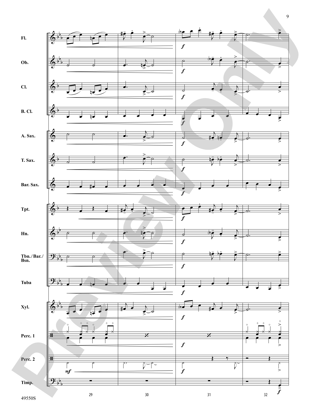 Cantina Band: Concert Band Conductor Score & Parts