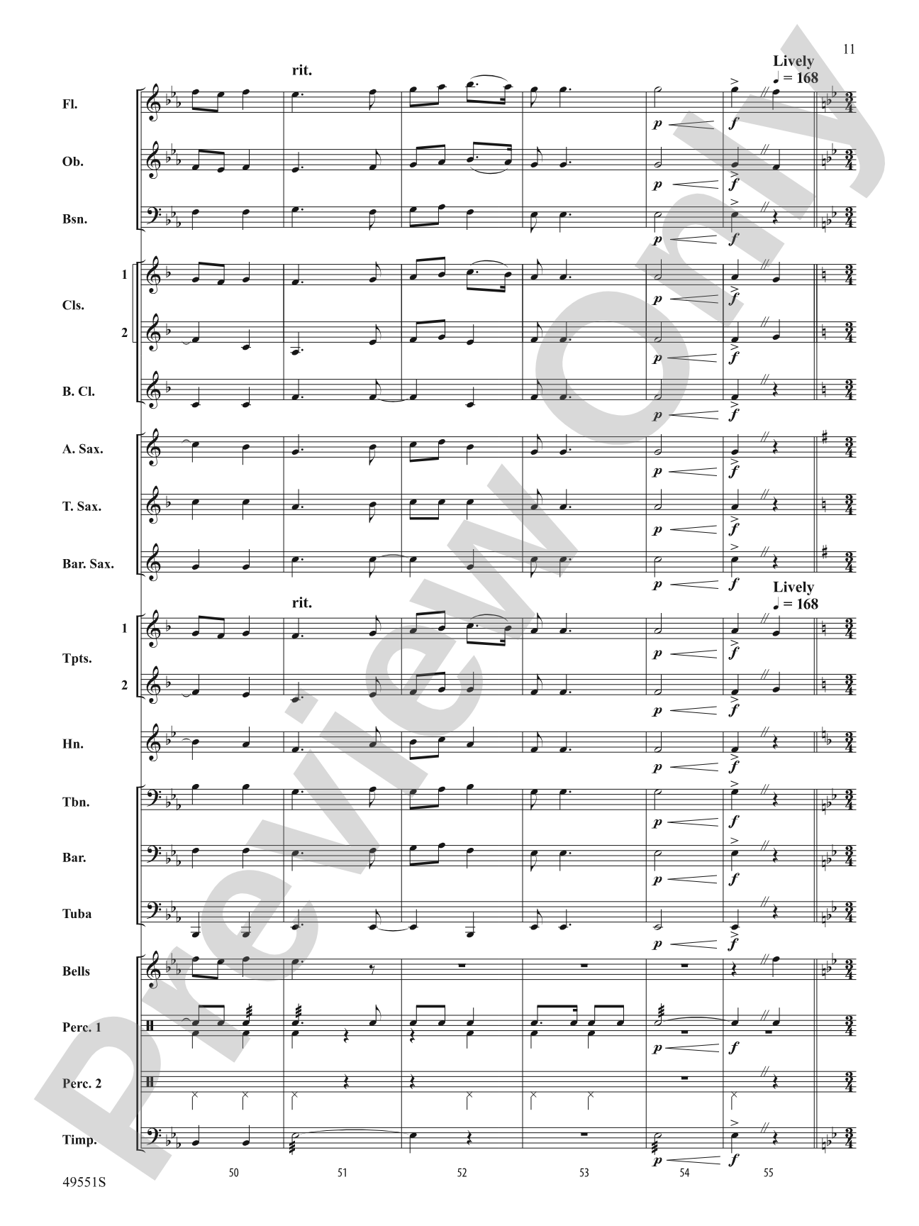 Two Movements from William Byrd Suite: Concert Band Conductor Score & Parts