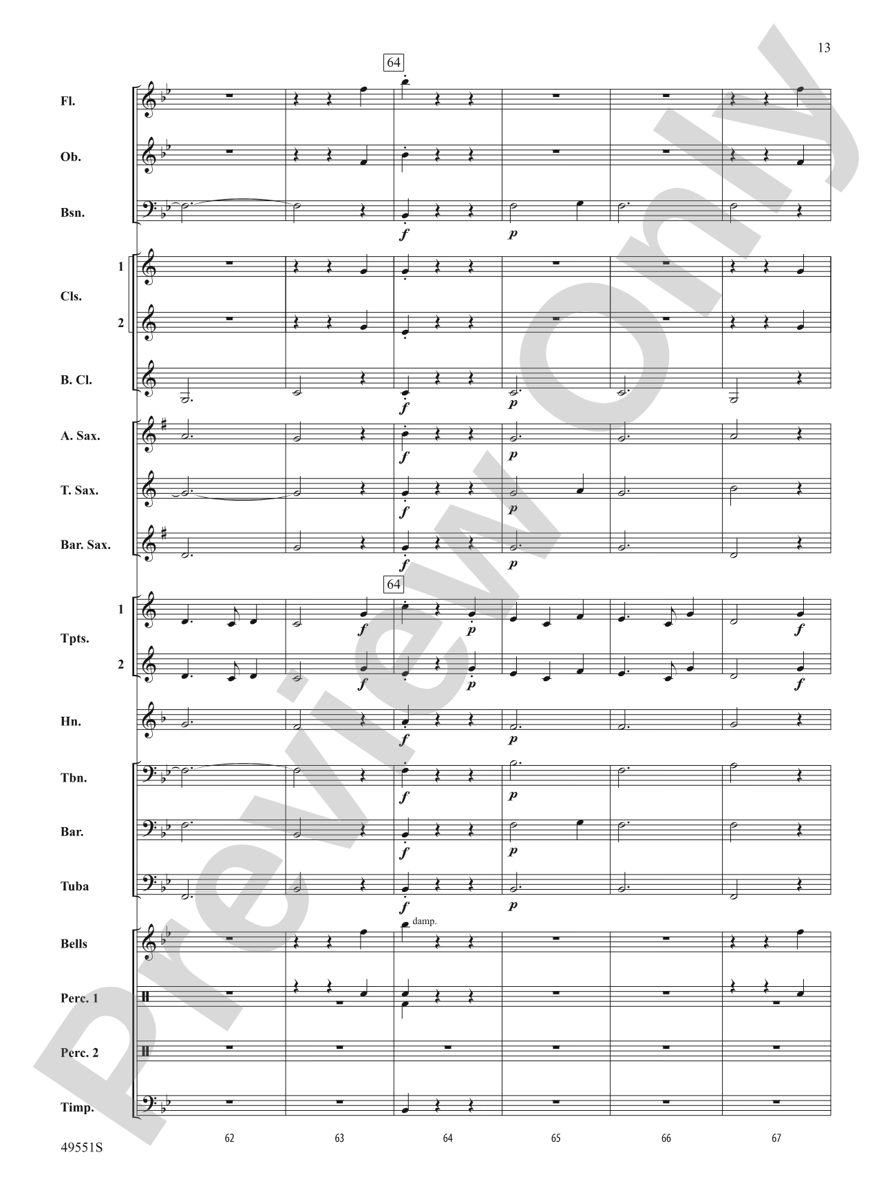 Two Movements from William Byrd Suite: Concert Band Conductor Score & Parts