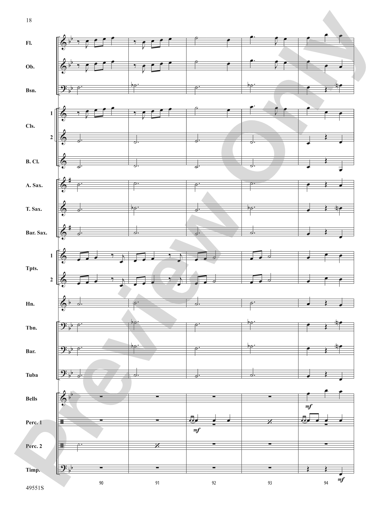 Two Movements from William Byrd Suite: Concert Band Conductor Score & Parts