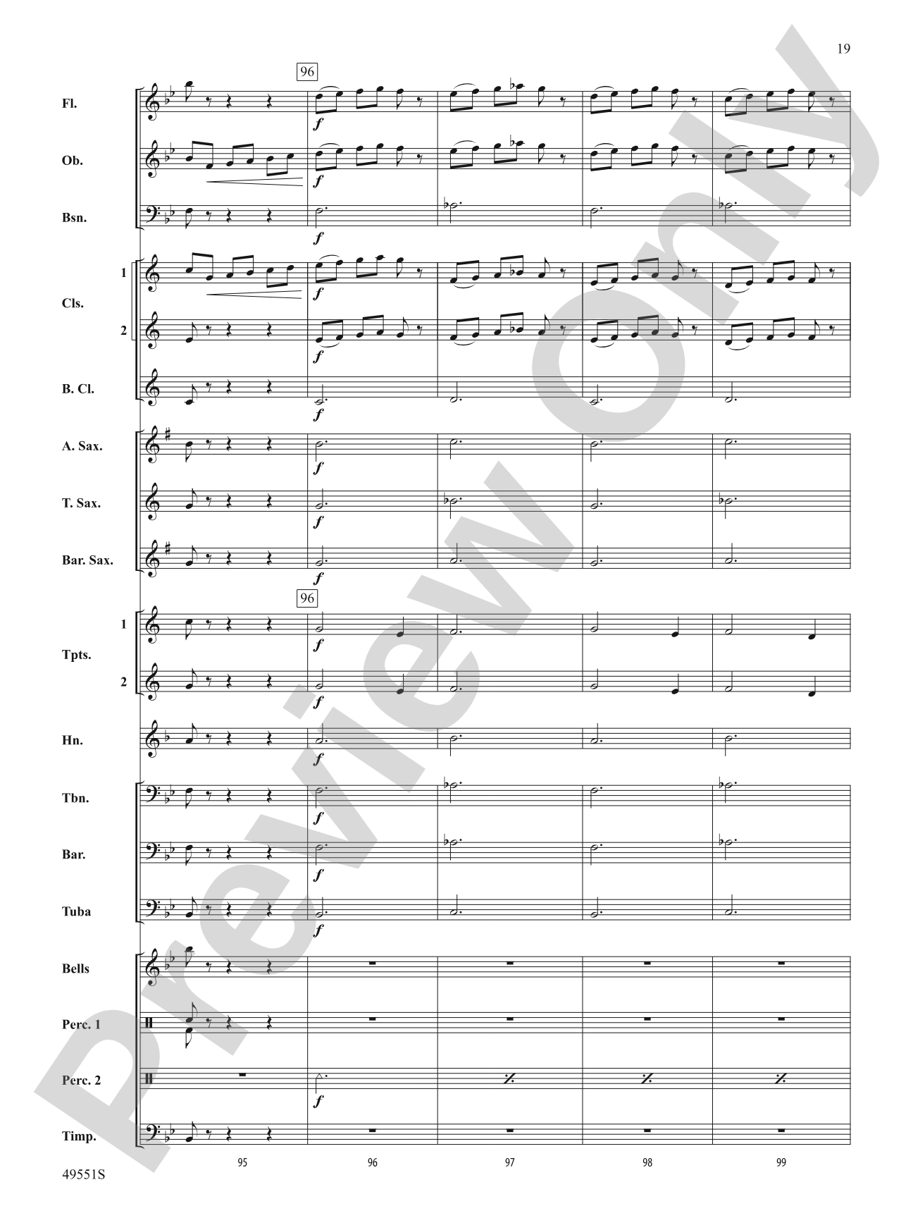 Two Movements from William Byrd Suite: Concert Band Conductor Score & Parts