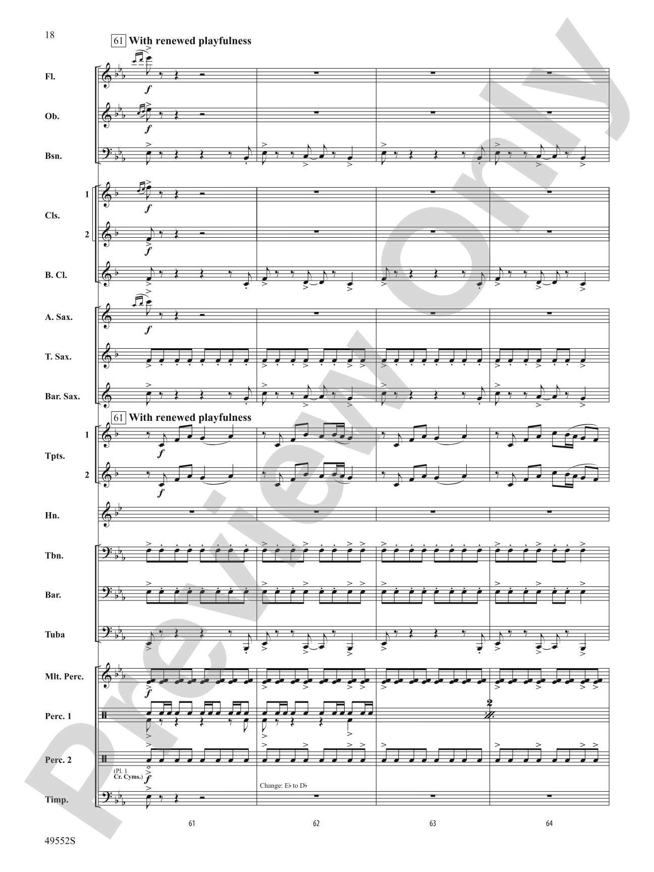 Dance of the Garden Gnomes: Concert Band Conductor Score & Parts