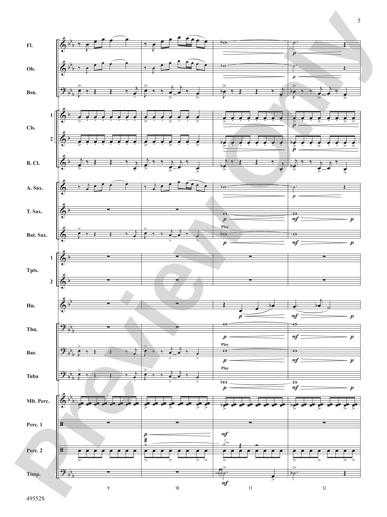 Dance of the Garden Gnomes: Concert Band Conductor Score & Parts