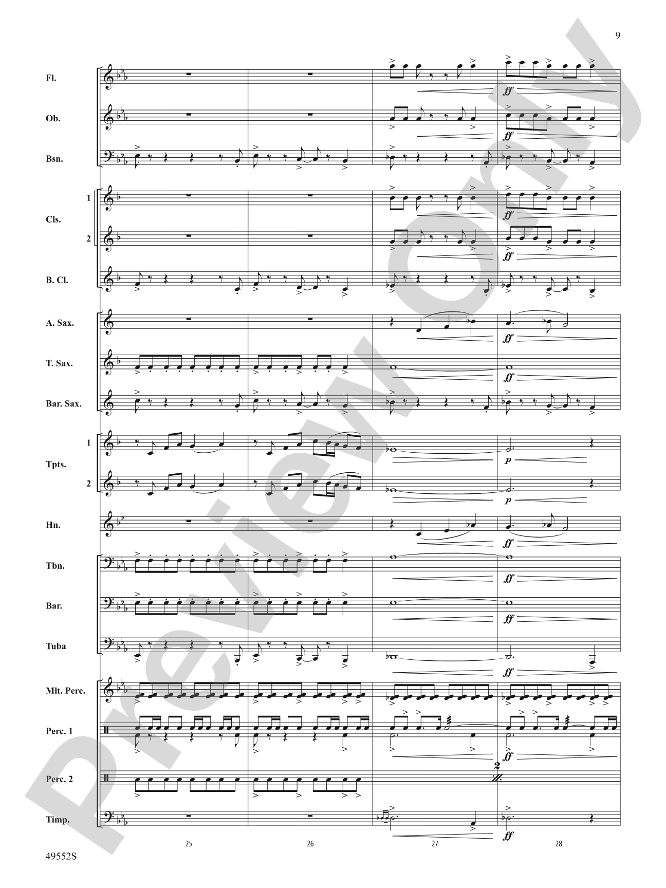 Dance of the Garden Gnomes: Concert Band Conductor Score & Parts