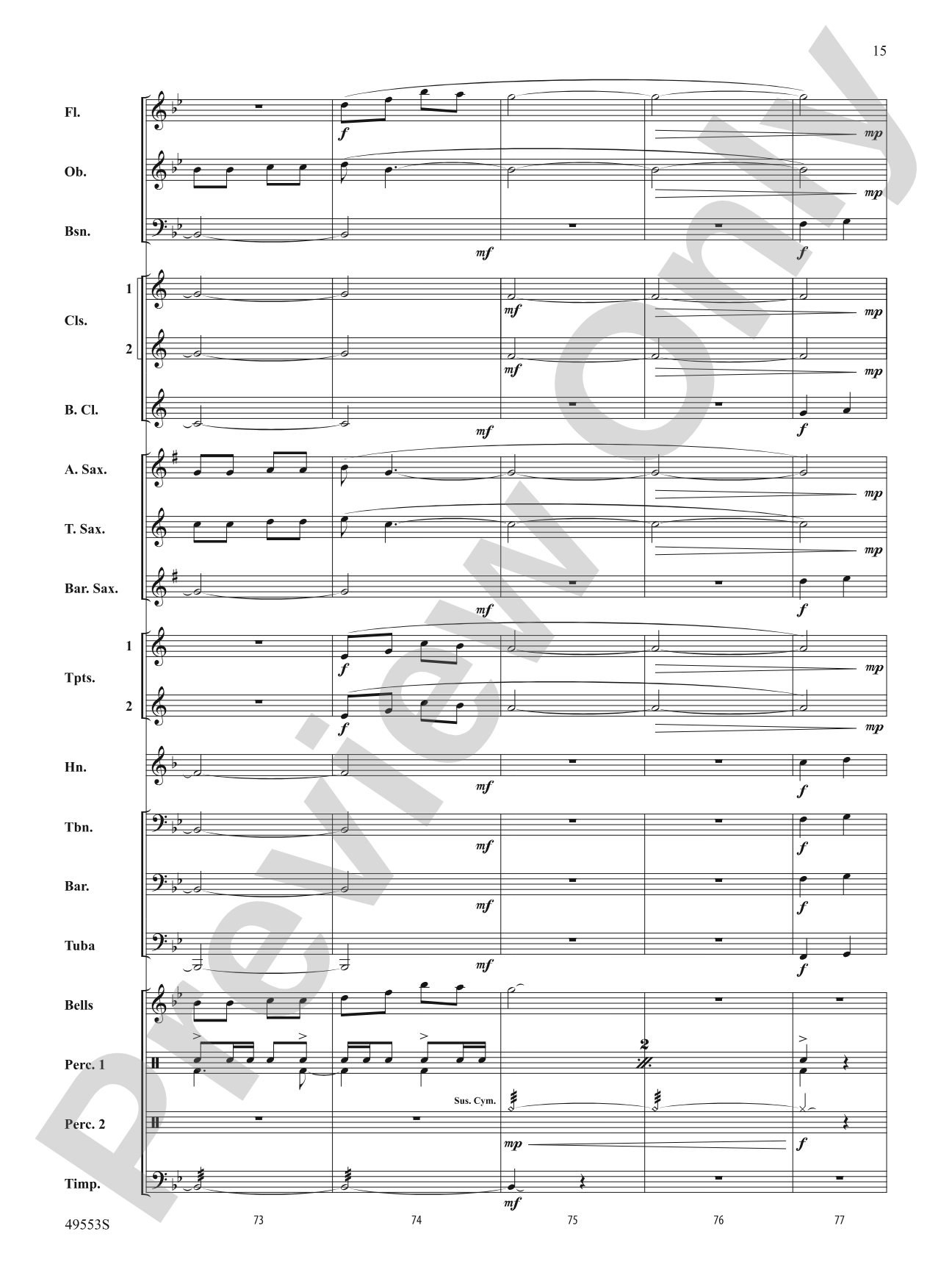 Hanukkah Dances: Concert Band Conductor Score & Parts