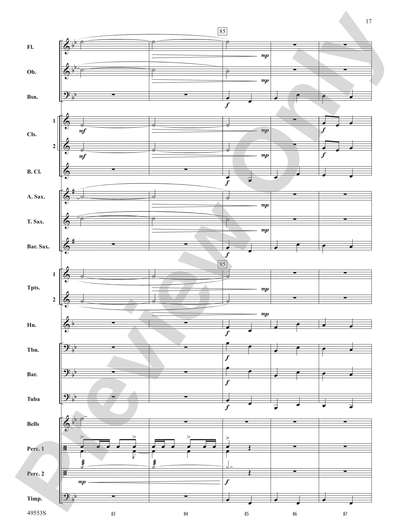 Hanukkah Dances: Concert Band Conductor Score & Parts