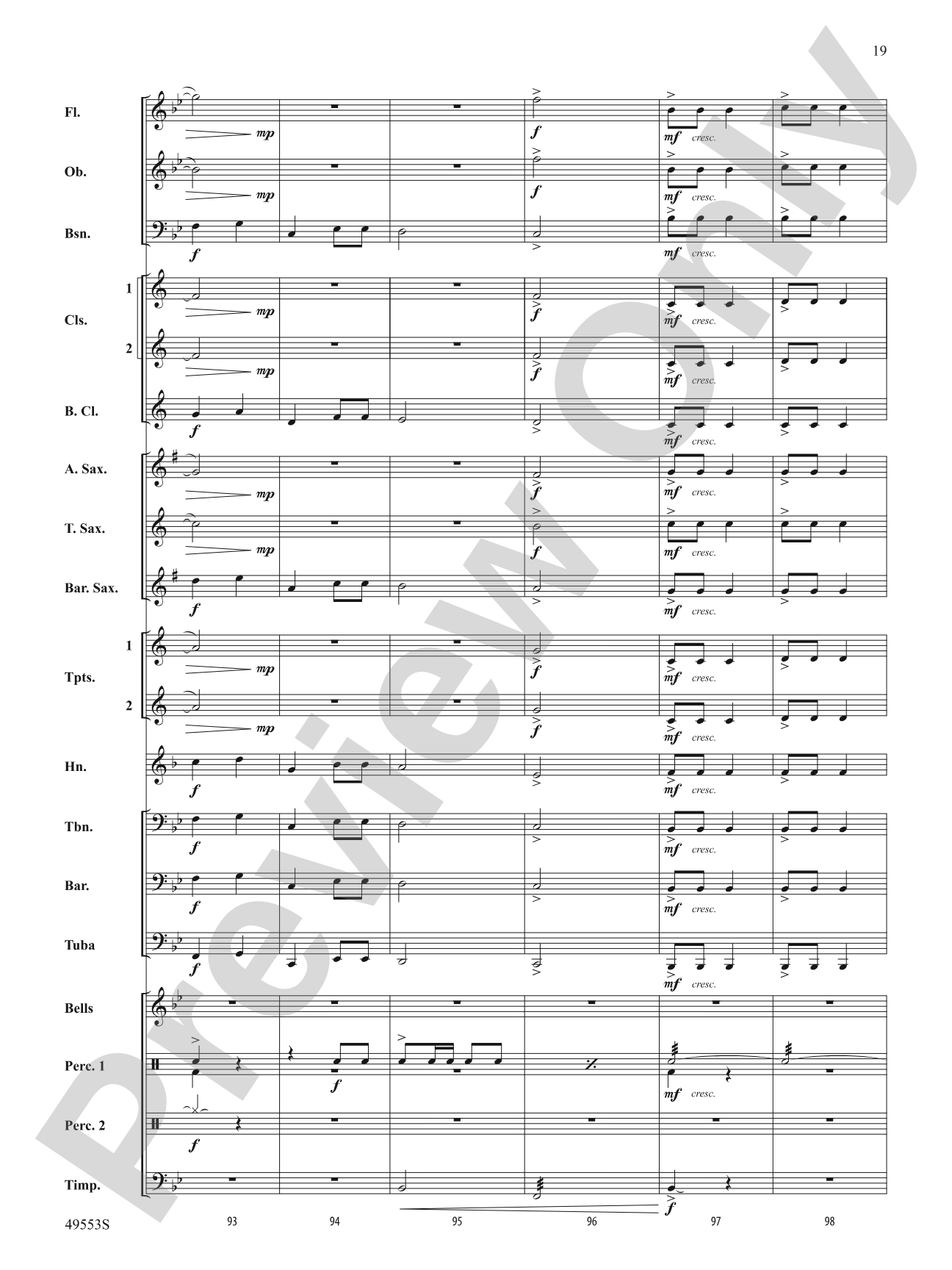 Hanukkah Dances: Concert Band Conductor Score & Parts