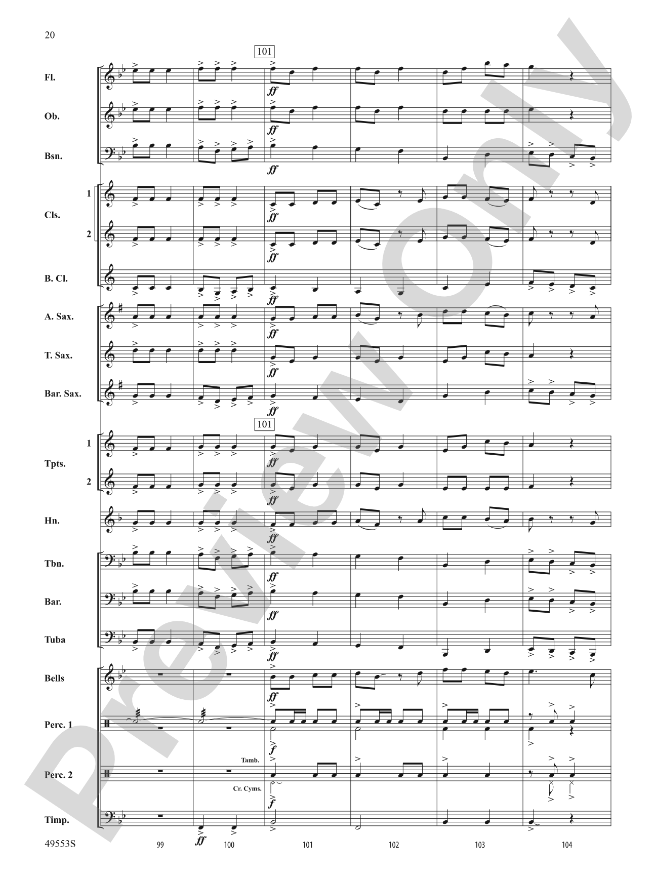 Hanukkah Dances: Concert Band Conductor Score & Parts