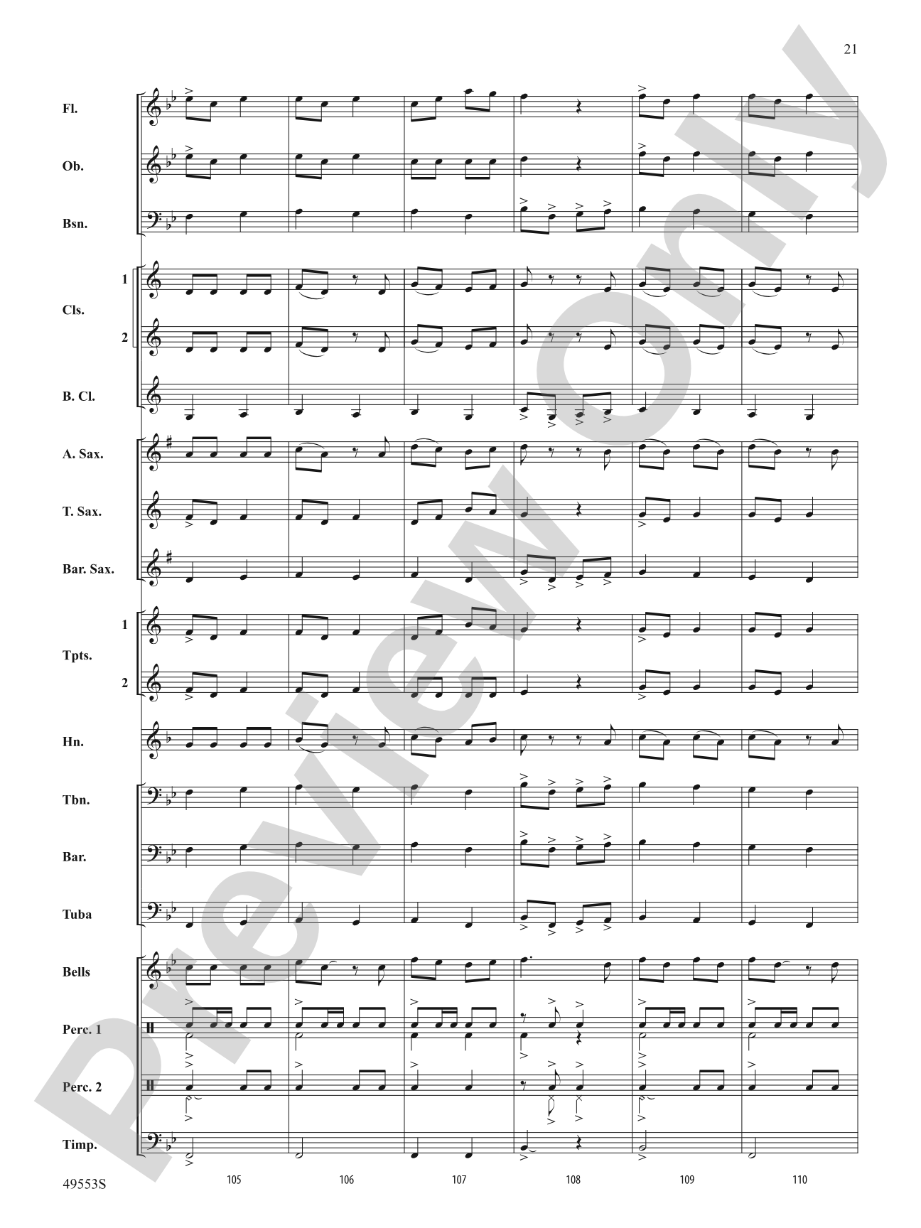 Hanukkah Dances: Concert Band Conductor Score & Parts