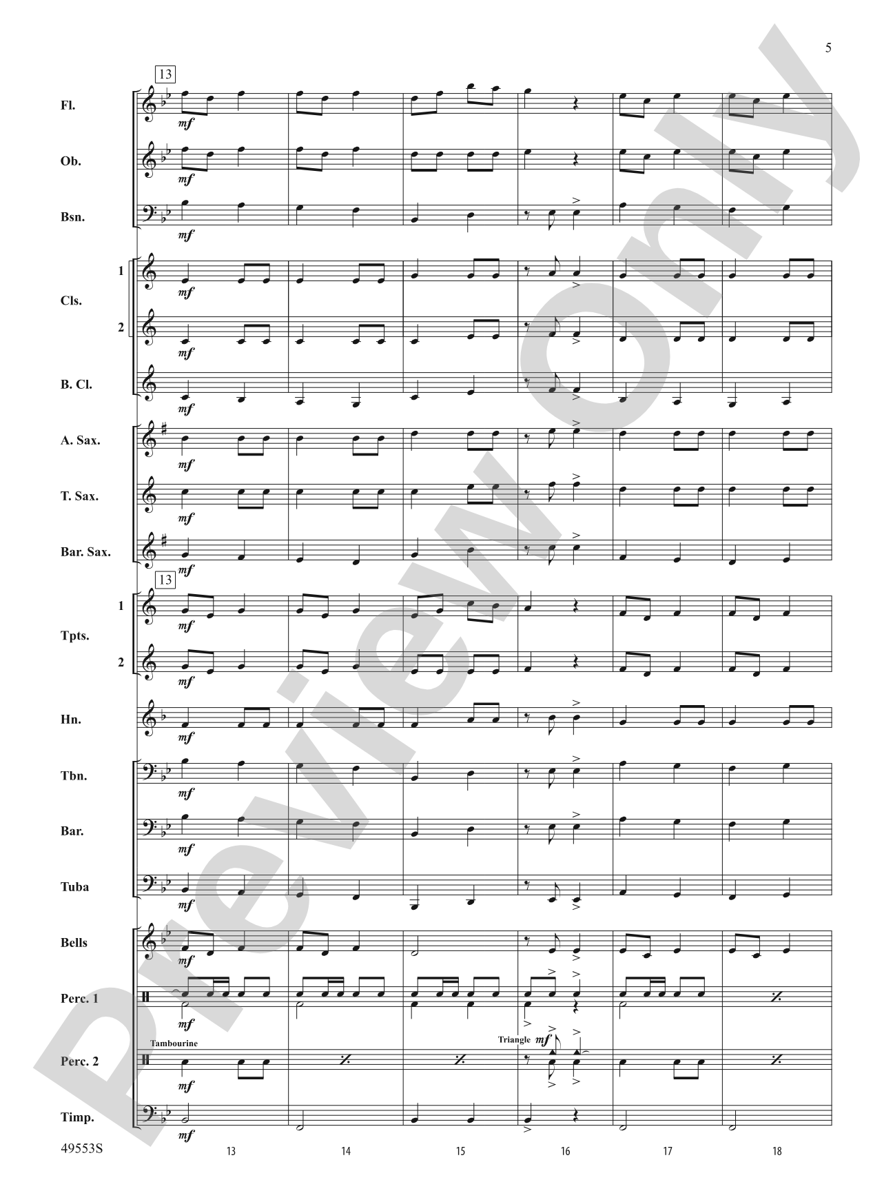 Hanukkah Dances: Concert Band Conductor Score & Parts