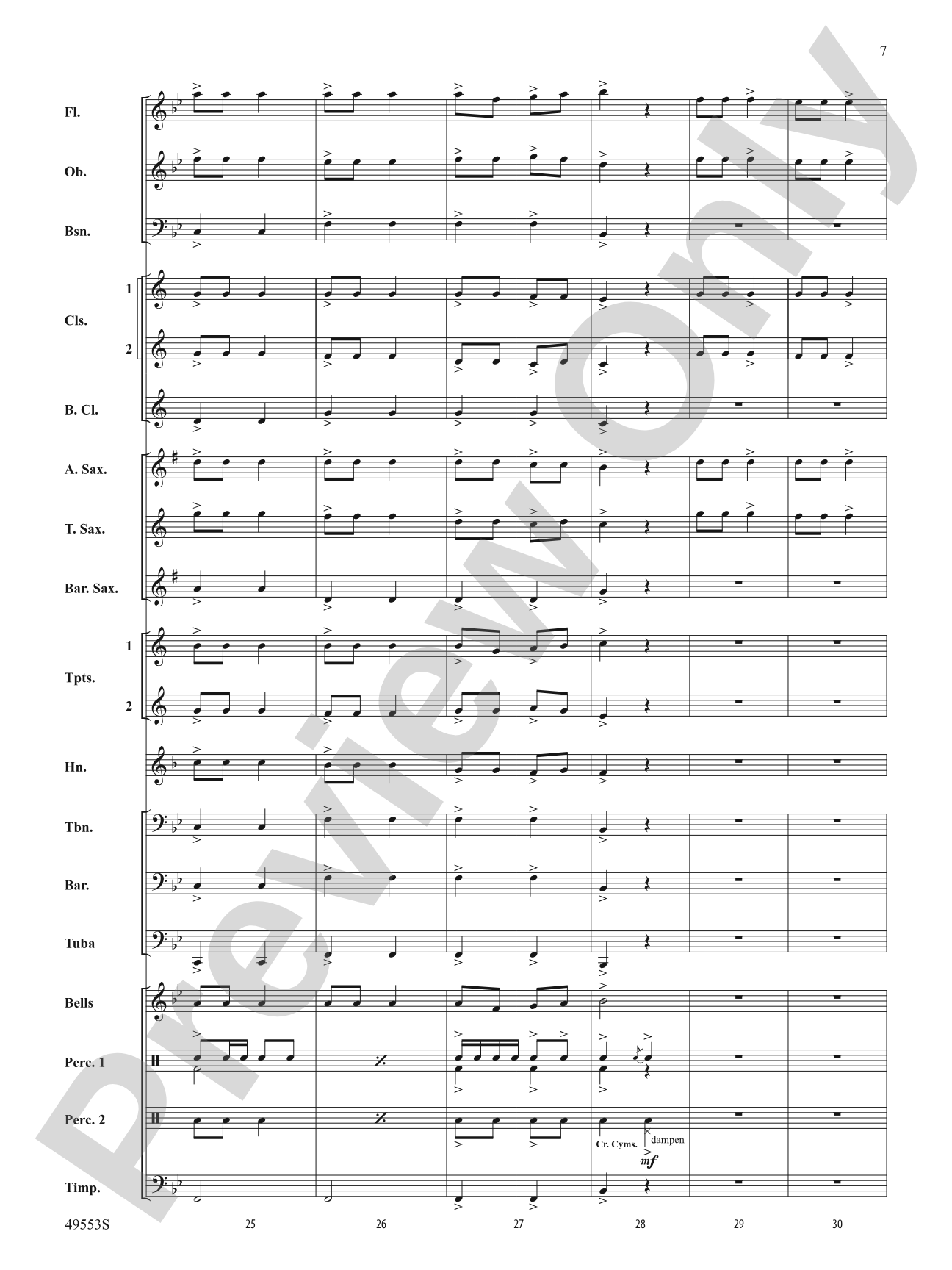 Hanukkah Dances: Concert Band Conductor Score & Parts