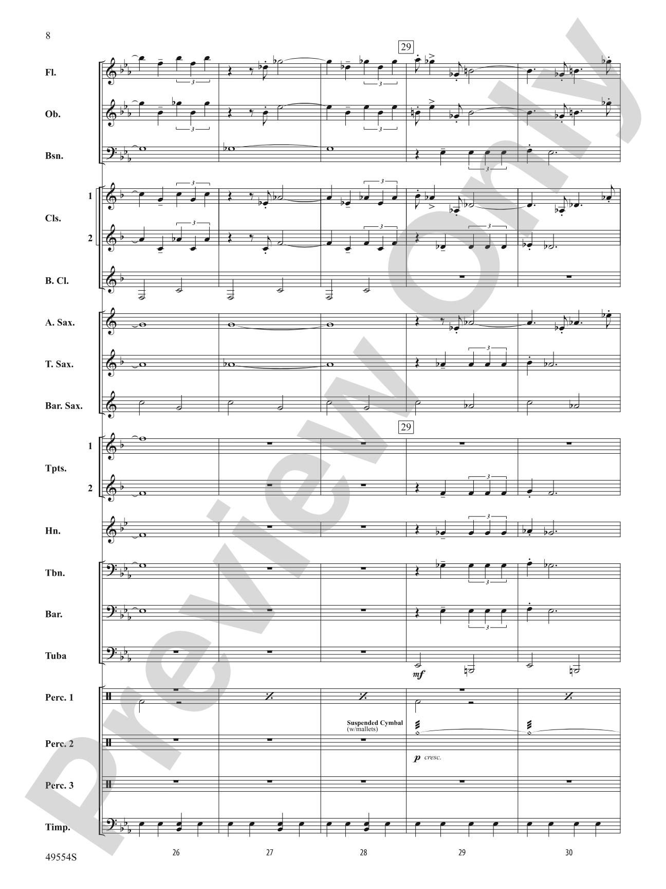 The Pines of the Appian Way: Concert Band Conductor Score & Parts