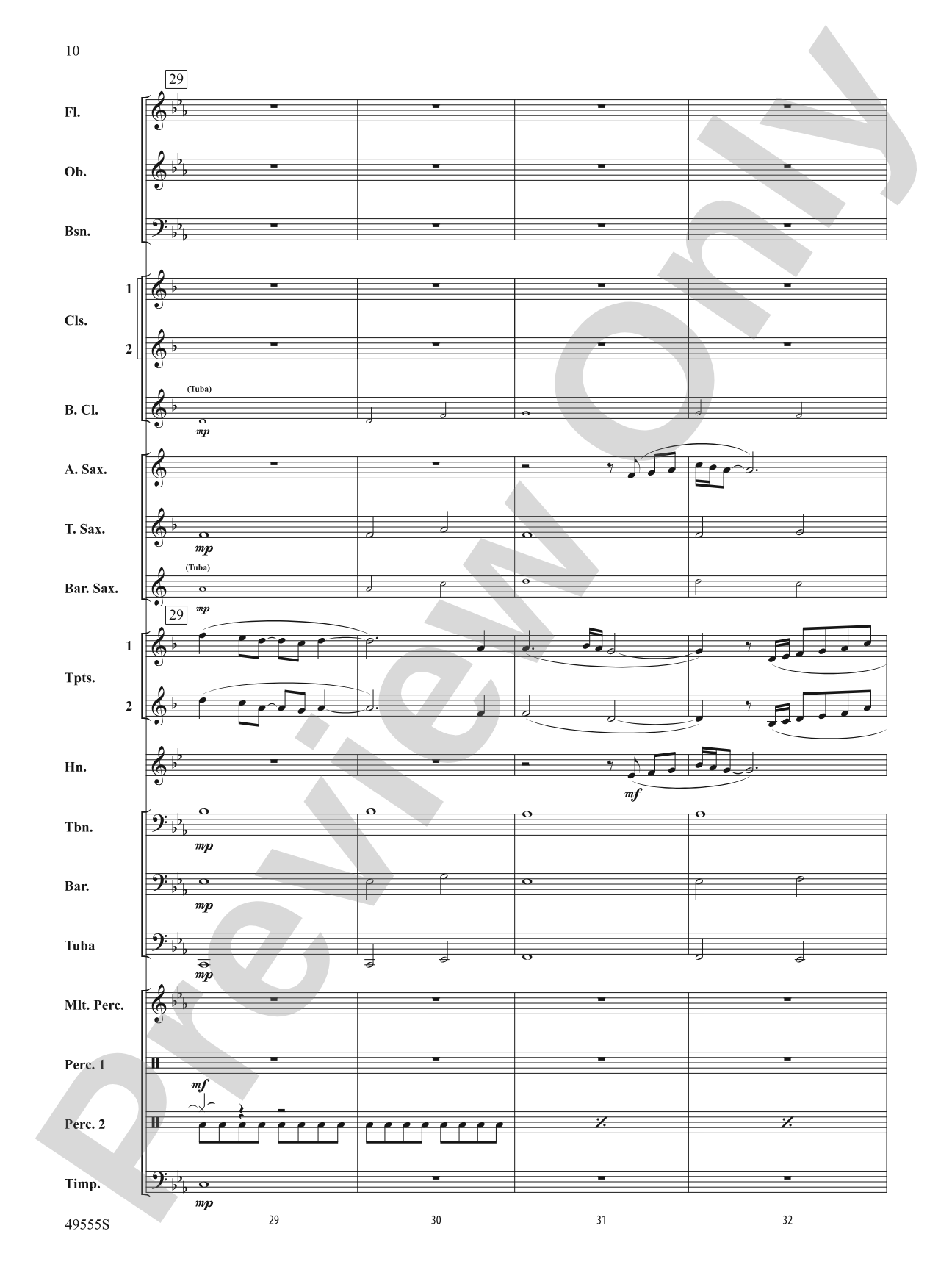 Forever Grateful: Concert Band Conductor Score & Parts
