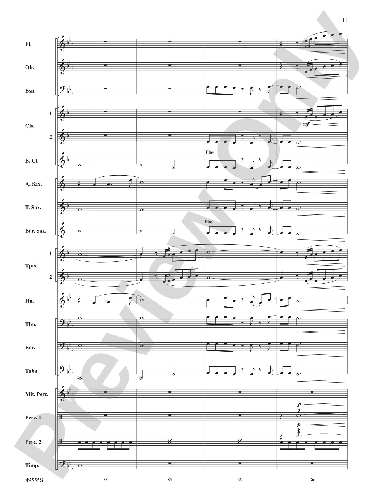 Forever Grateful: Concert Band Conductor Score & Parts