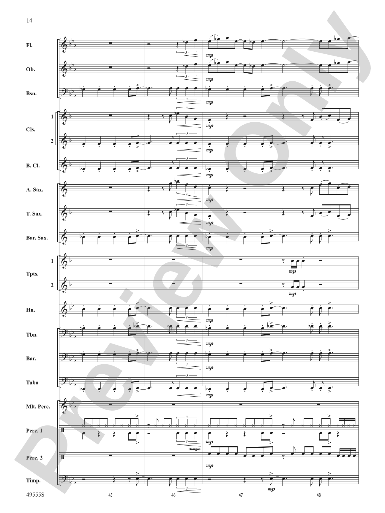 Forever Grateful: Concert Band Conductor Score & Parts