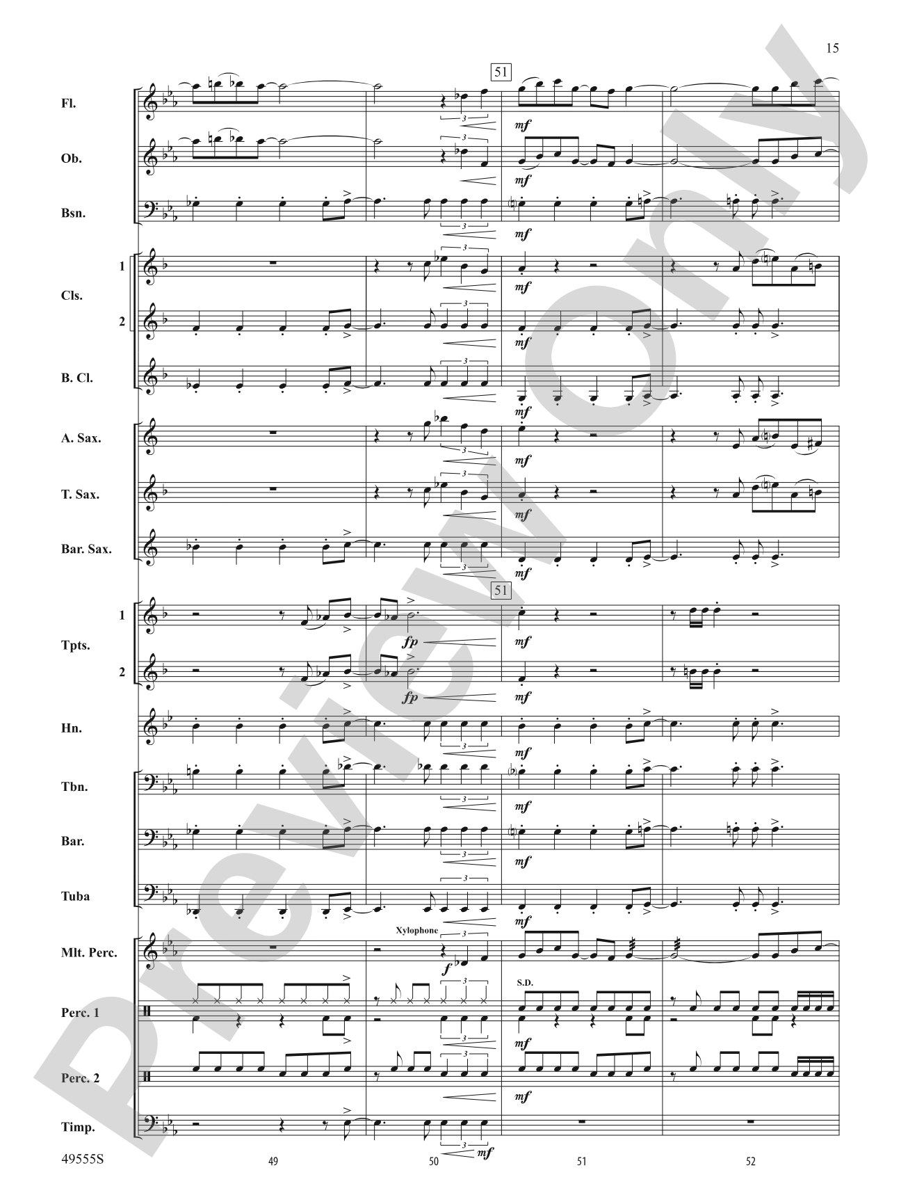 Forever Grateful: Concert Band Conductor Score & Parts
