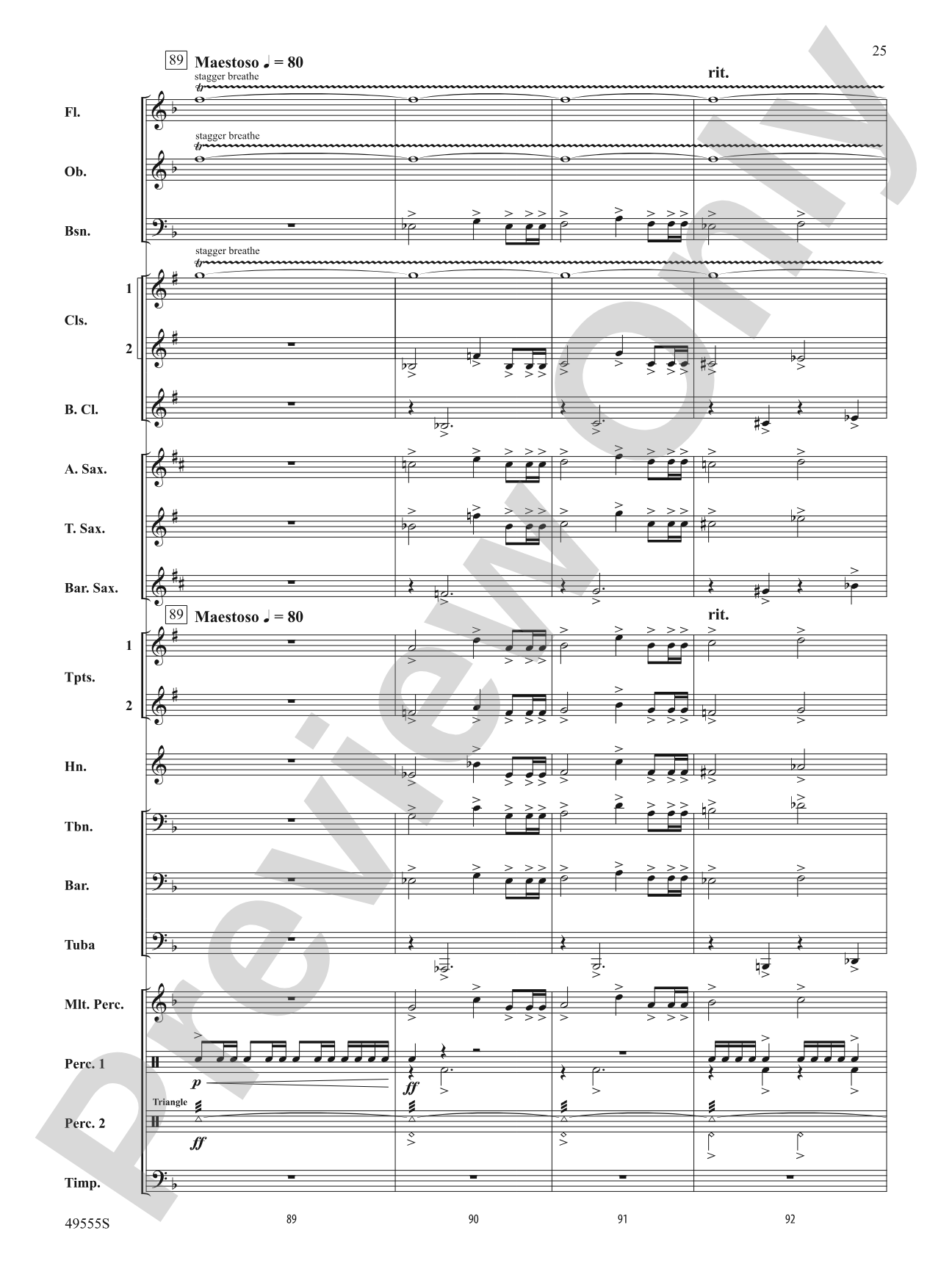 Forever Grateful: Concert Band Conductor Score & Parts