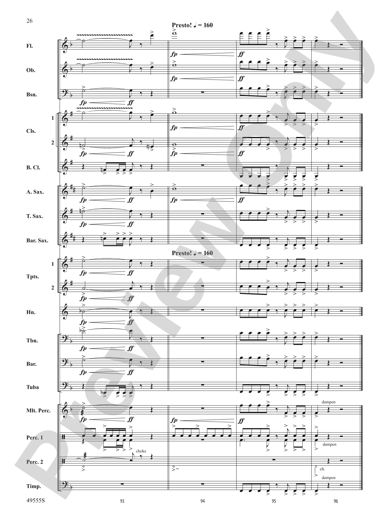 Forever Grateful: Concert Band Conductor Score & Parts