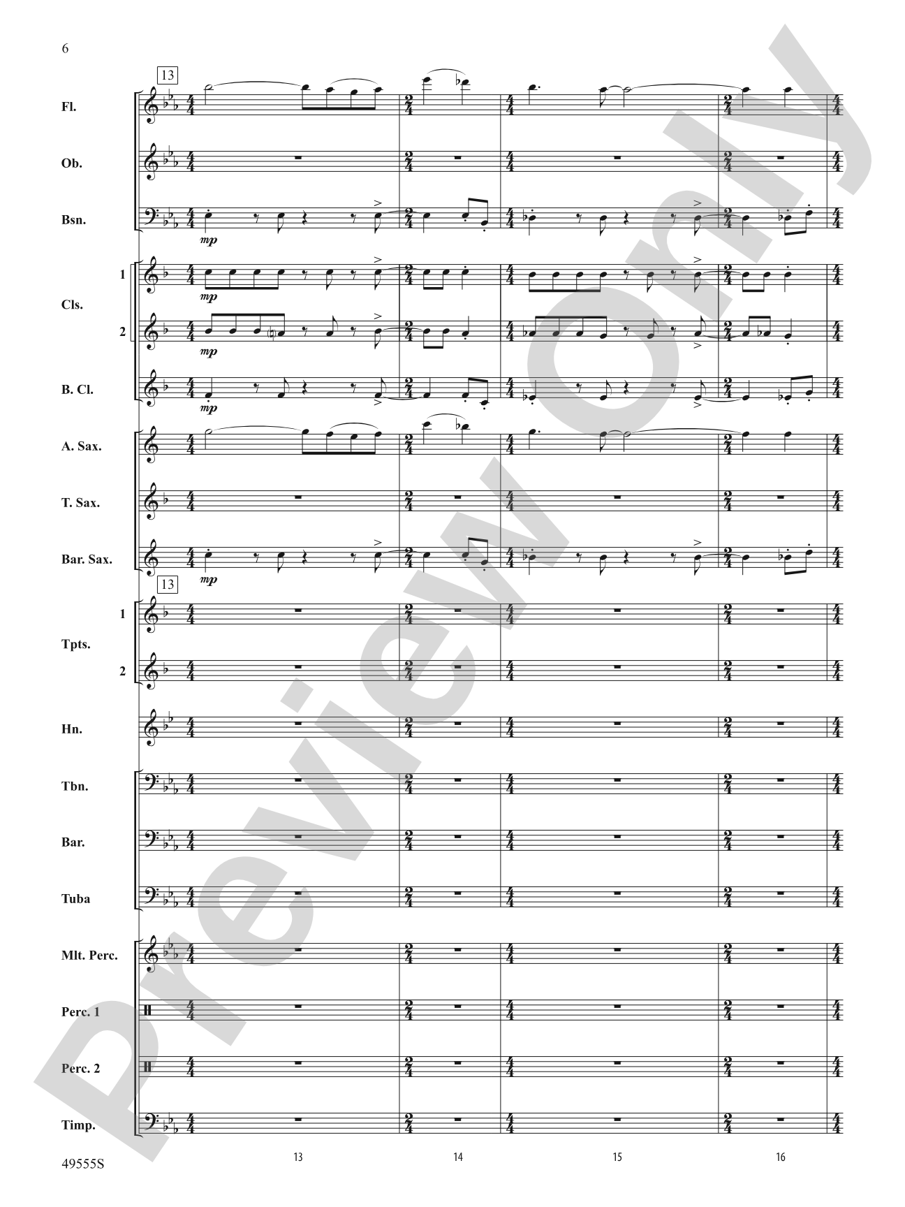 Forever Grateful: Concert Band Conductor Score & Parts
