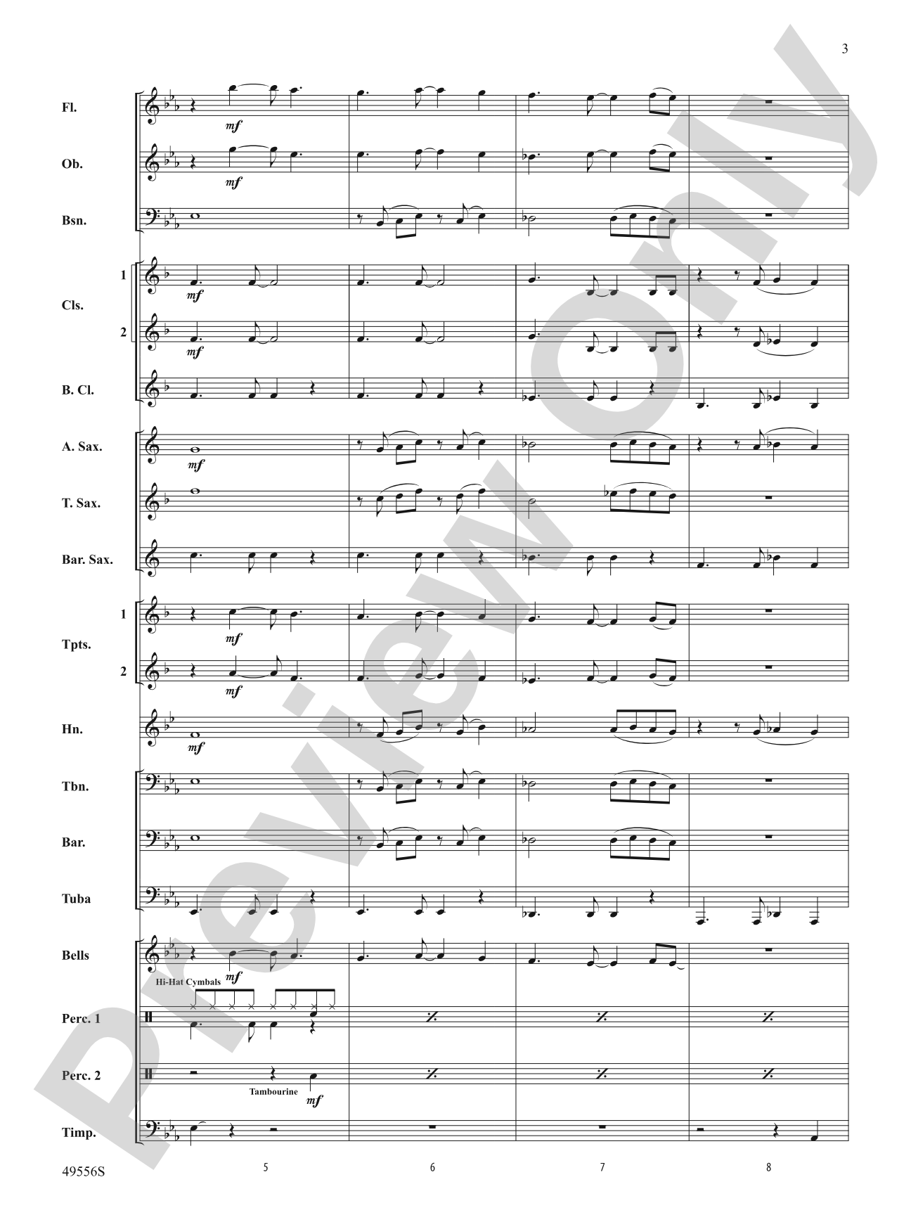 Boogie in the Bandroom: Concert Band Conductor Score & Parts