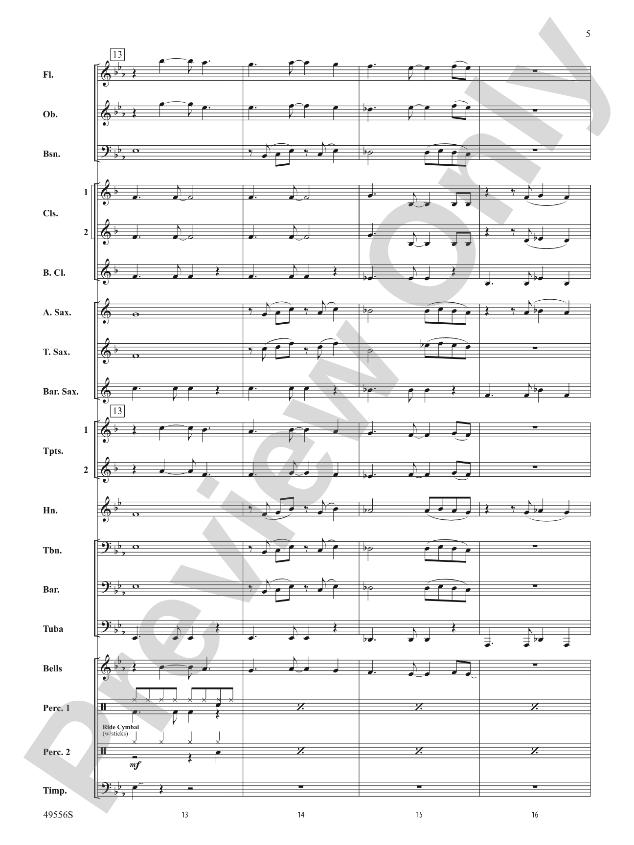 Boogie in the Bandroom: Concert Band Conductor Score & Parts