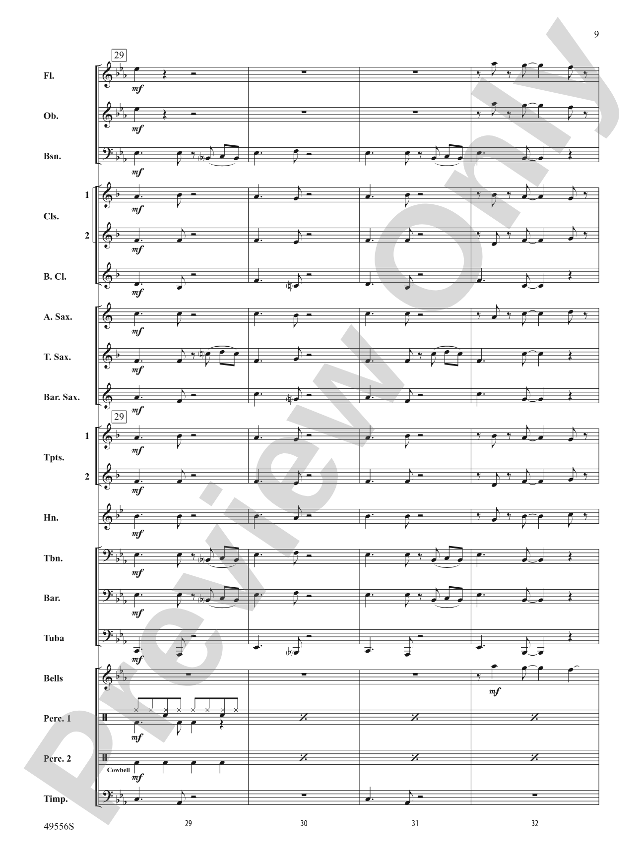 Boogie in the Bandroom: Concert Band Conductor Score & Parts