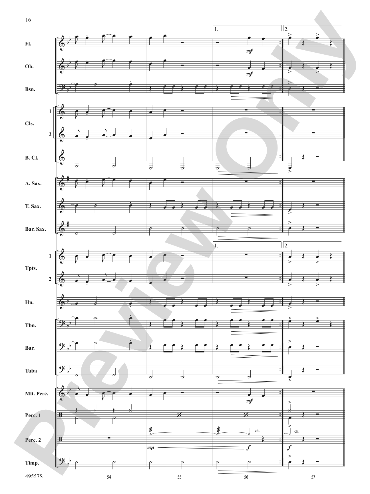Dance Monkey: Concert Band Conductor Score & Parts