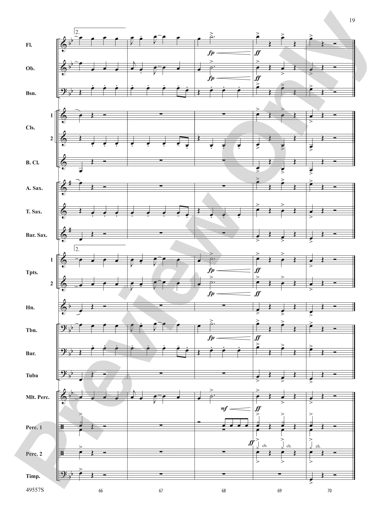 Dance Monkey: Concert Band Conductor Score & Parts
