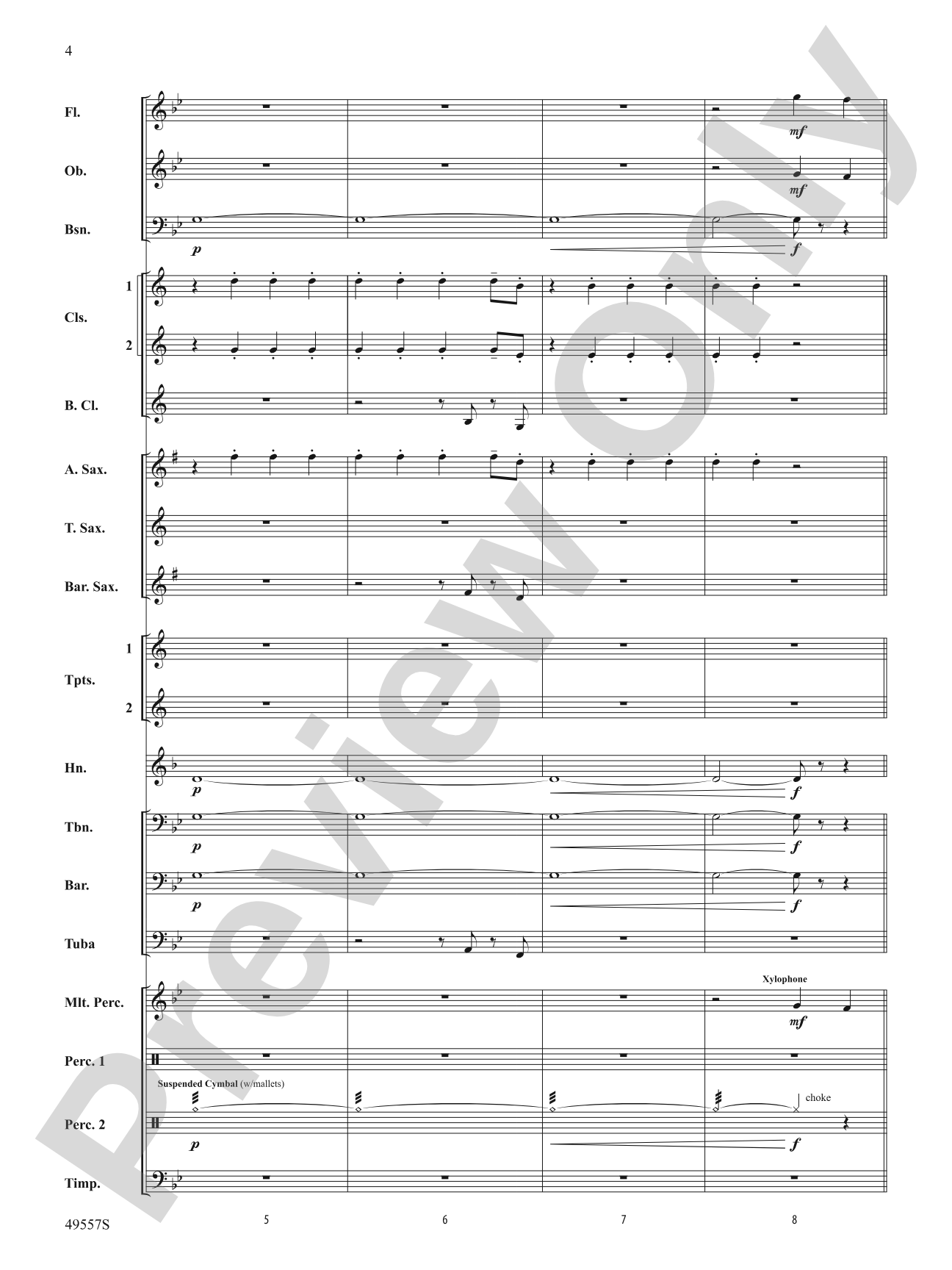 Dance Monkey: Concert Band Conductor Score & Parts