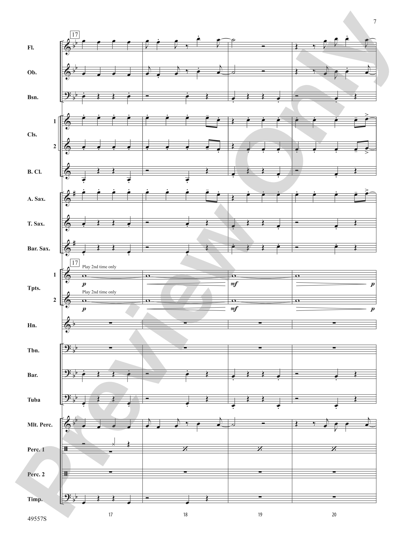 Dance Monkey: Concert Band Conductor Score & Parts