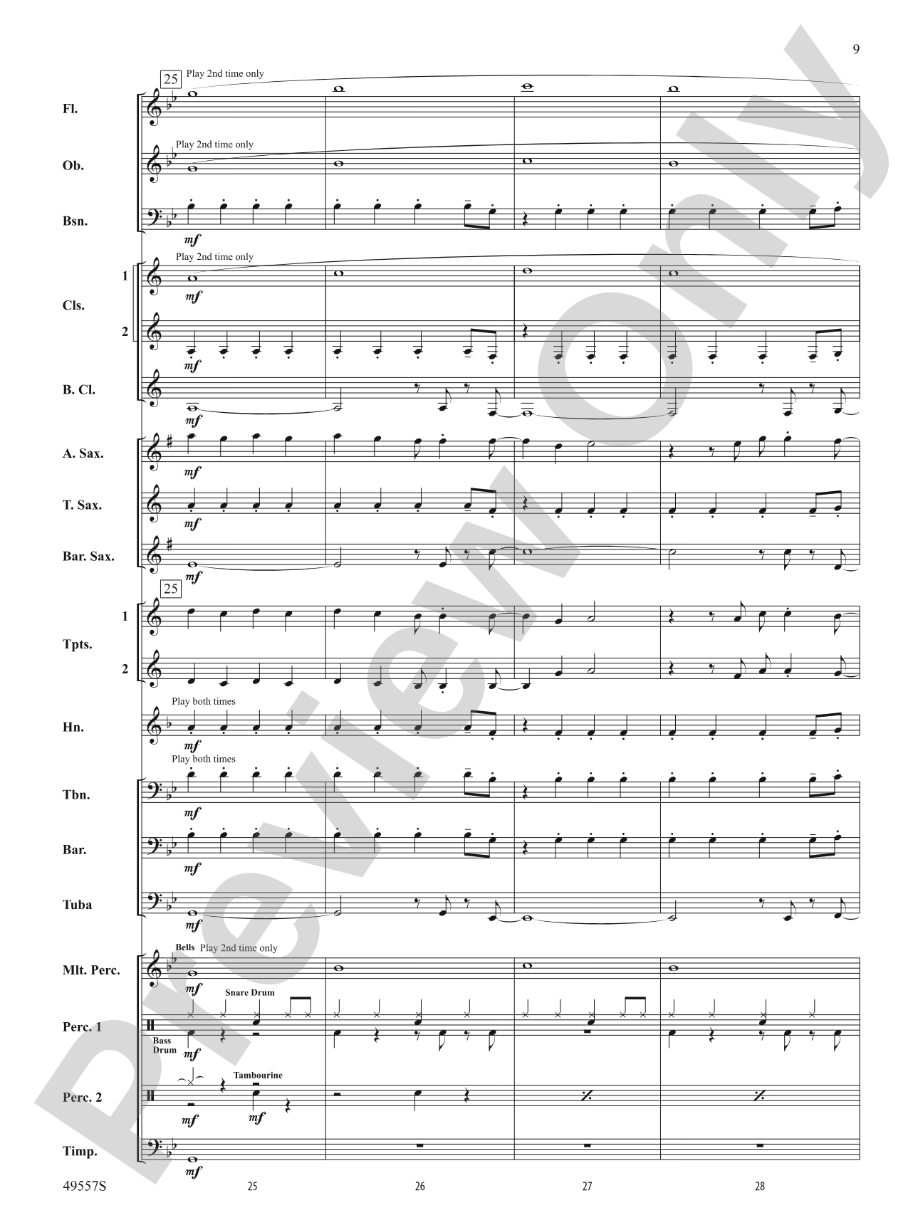 Dance Monkey: Concert Band Conductor Score & Parts