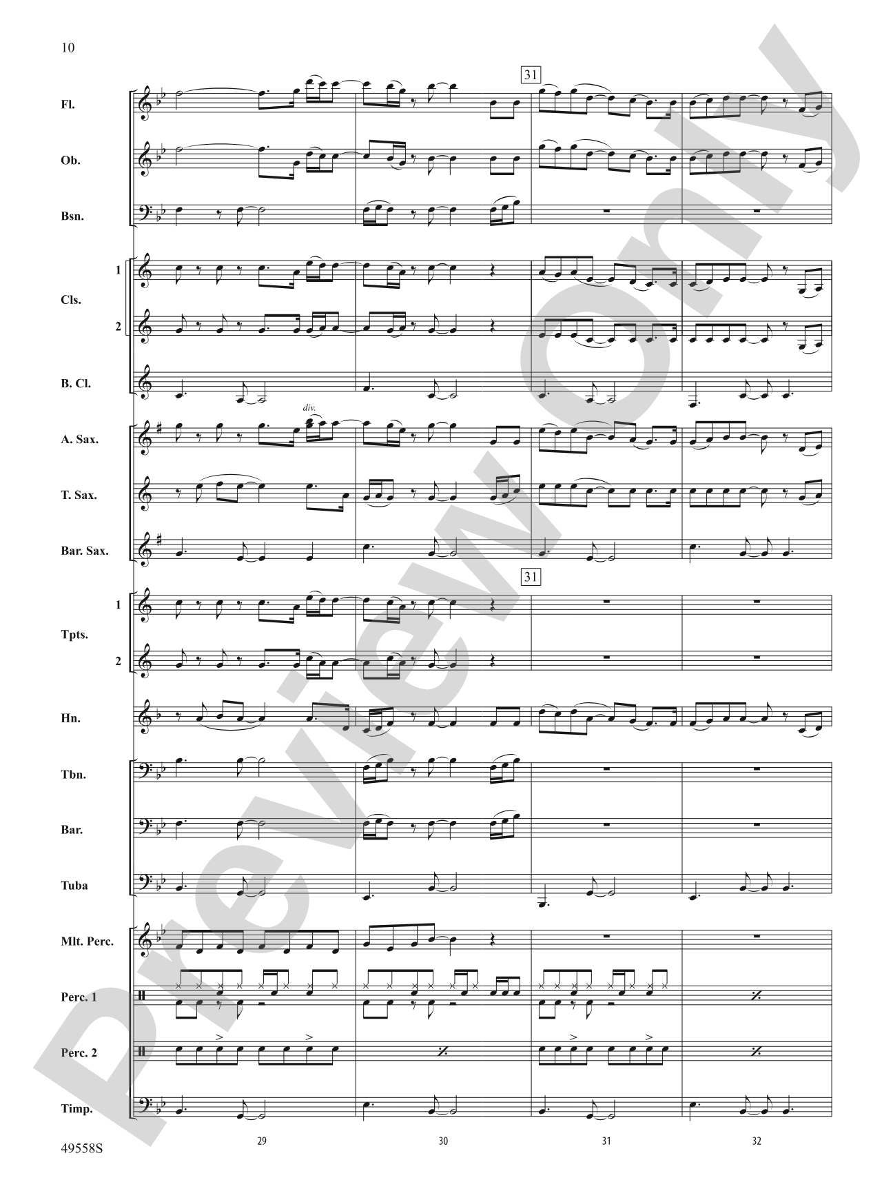 10,000 Hours: Concert Band Conductor Score & Parts