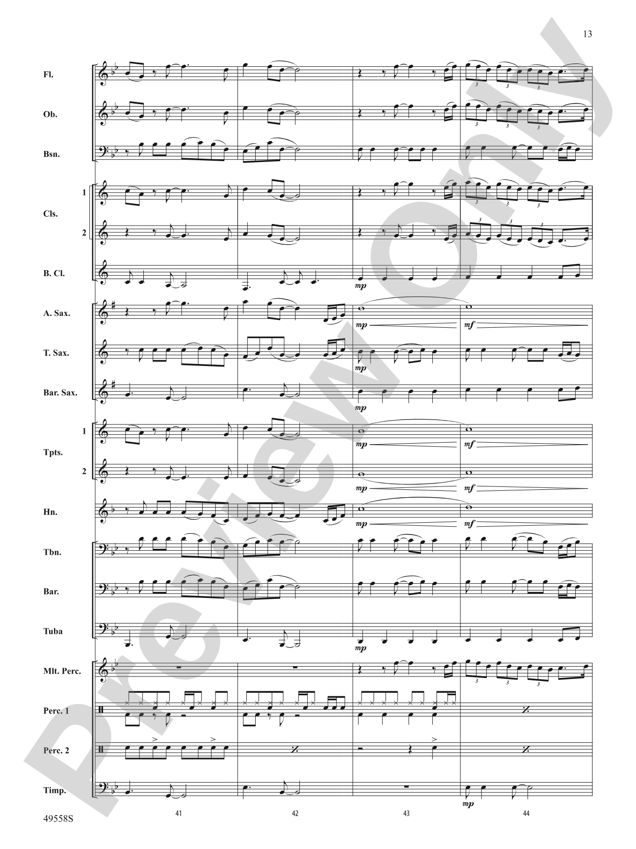 10,000 Hours: Concert Band Conductor Score & Parts