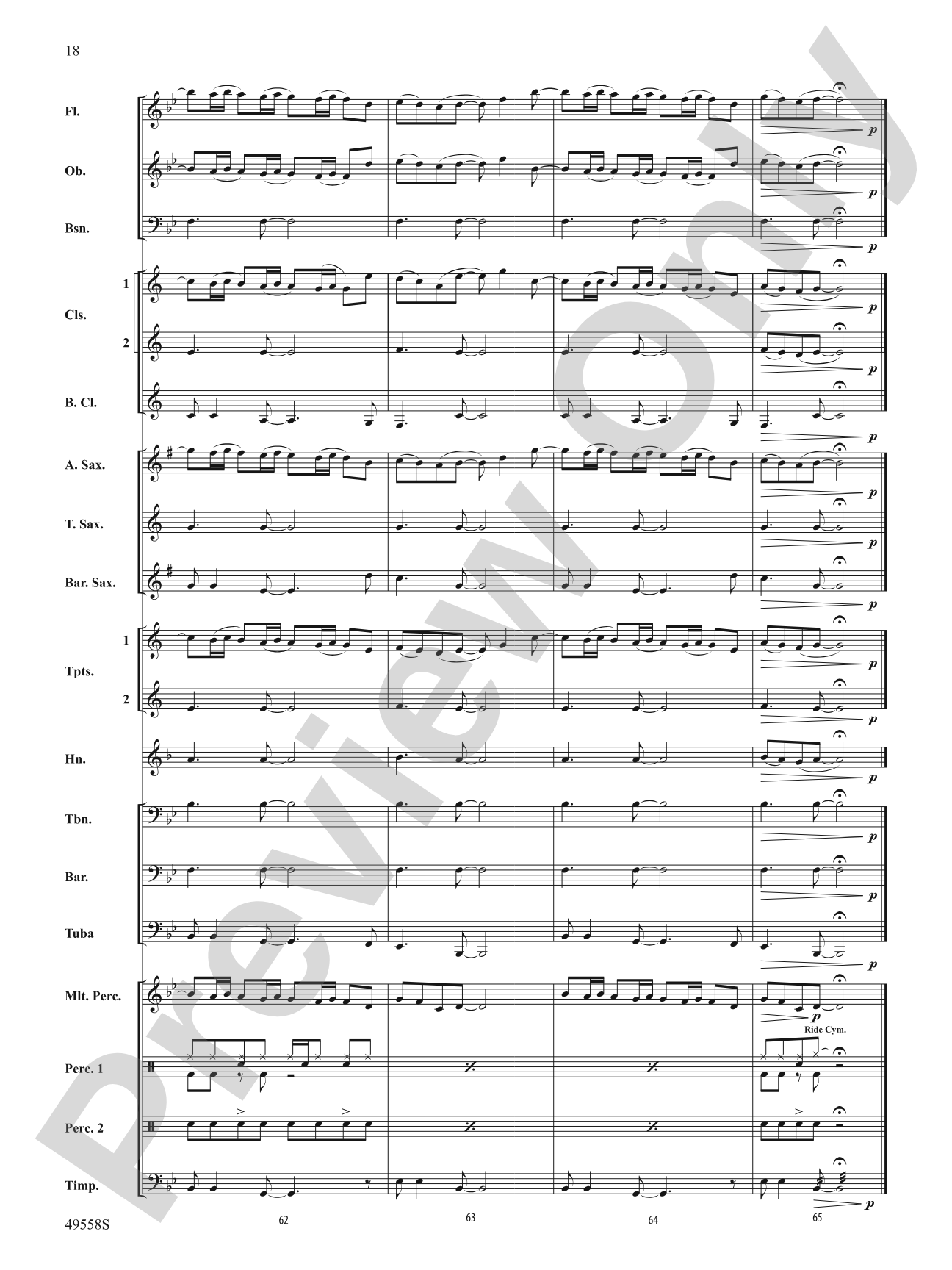 10,000 Hours: Concert Band Conductor Score & Parts