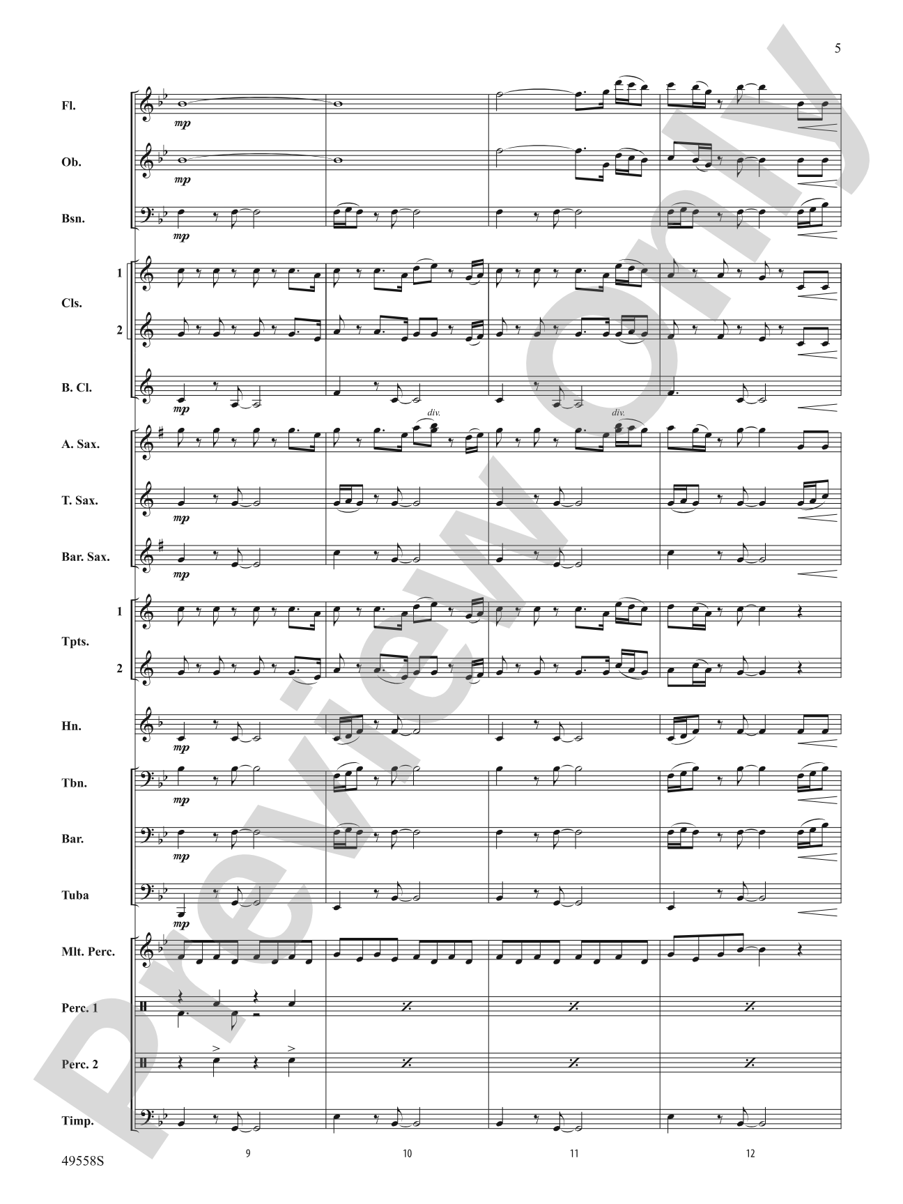 10,000 Hours: Concert Band Conductor Score & Parts