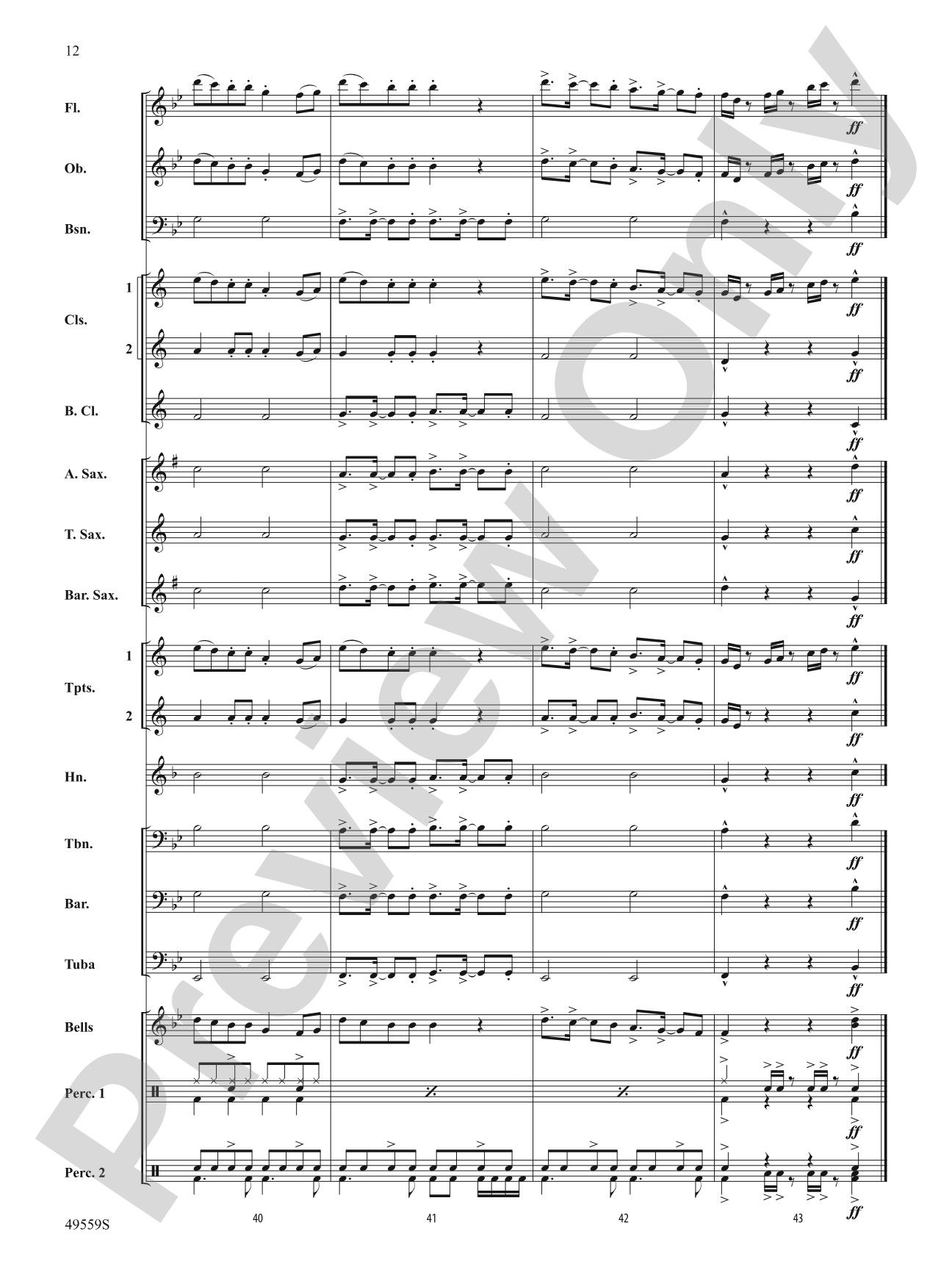 Butter: Concert Band Conductor Score & Parts