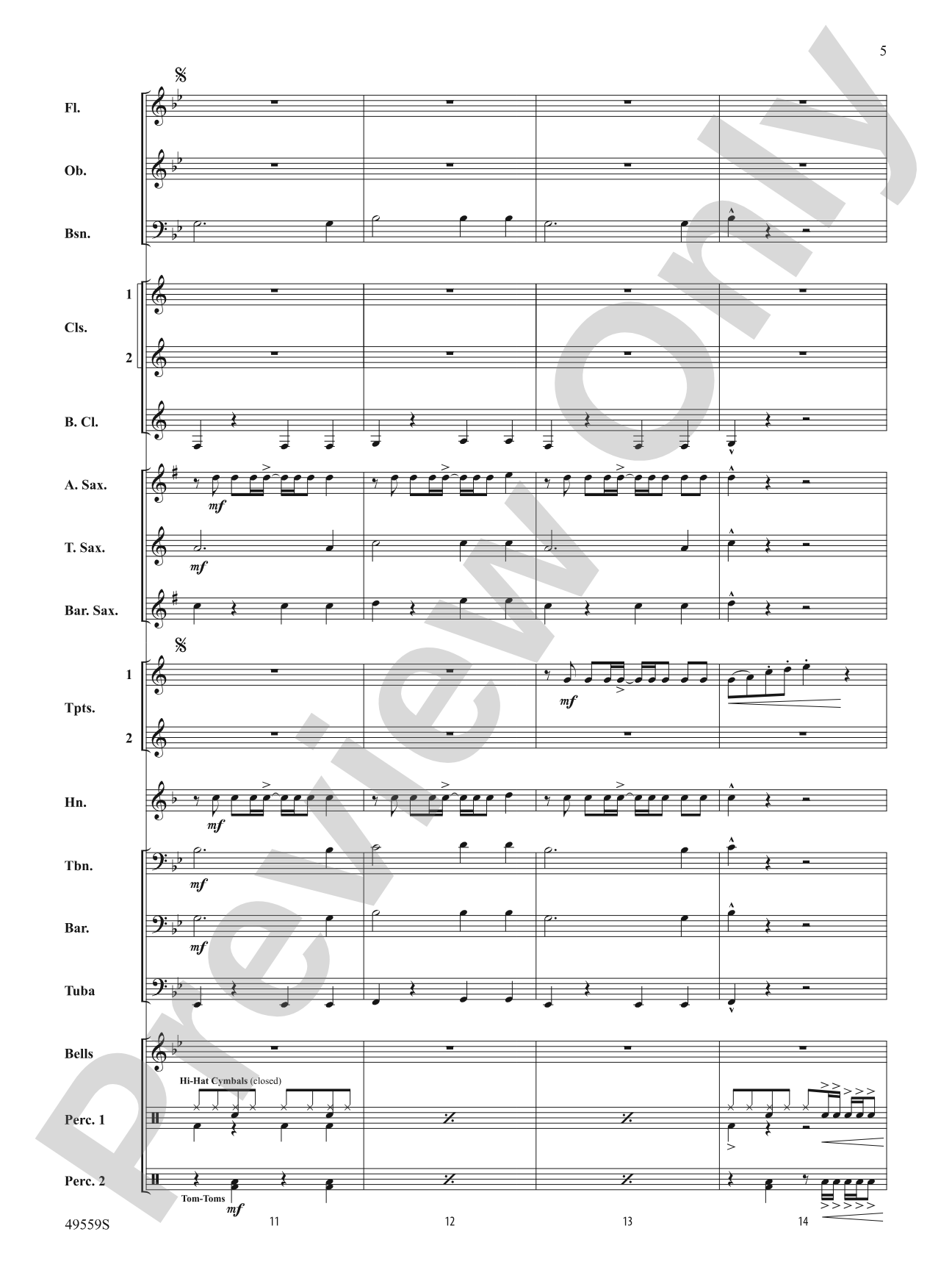 Butter: Concert Band Conductor Score & Parts