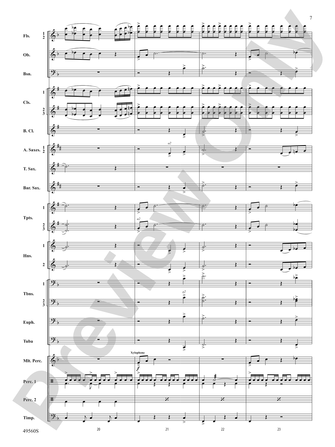 The Gates of Morocco: Concert Band Conductor Score & Parts