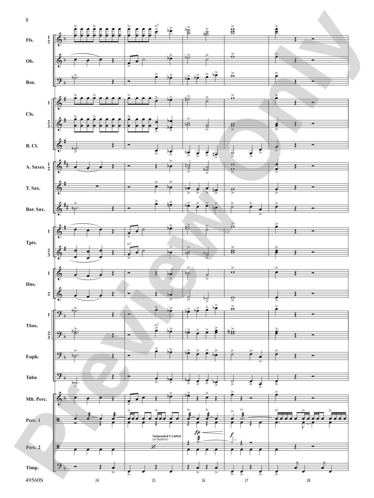 The Gates of Morocco: Concert Band Conductor Score & Parts