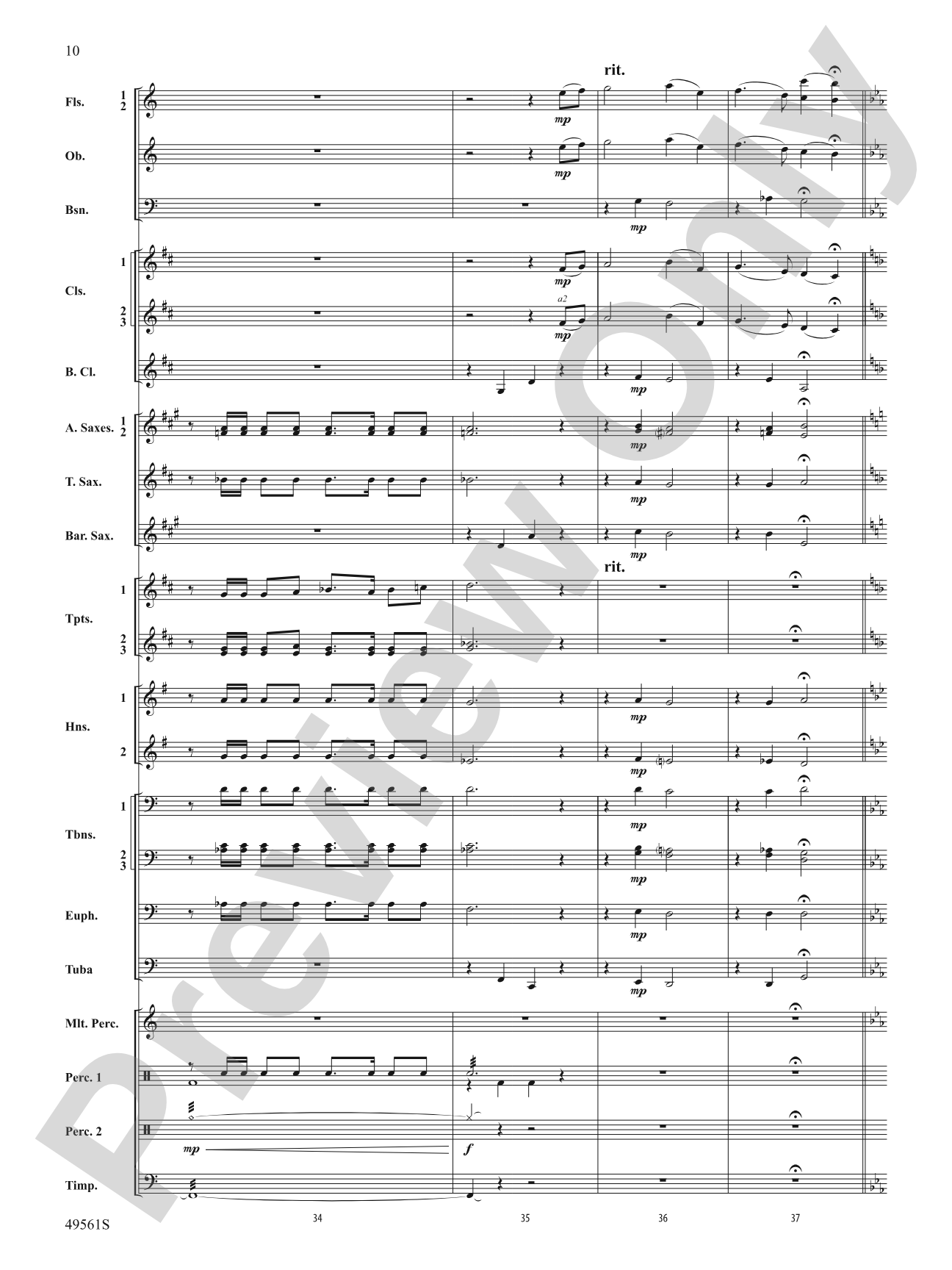 December Joy: Score
