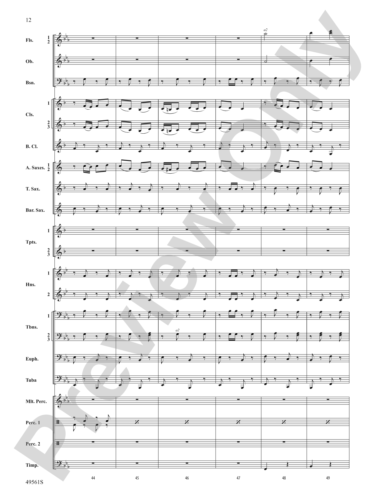 December Joy: Score