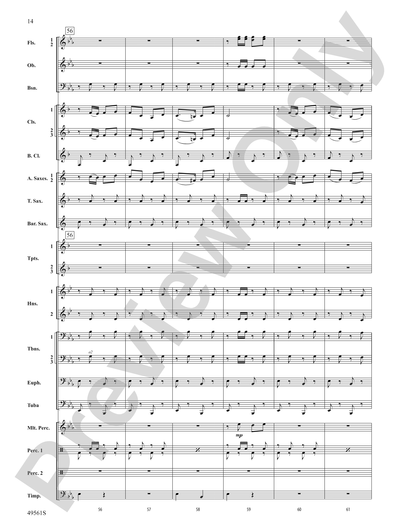 December Joy: Score