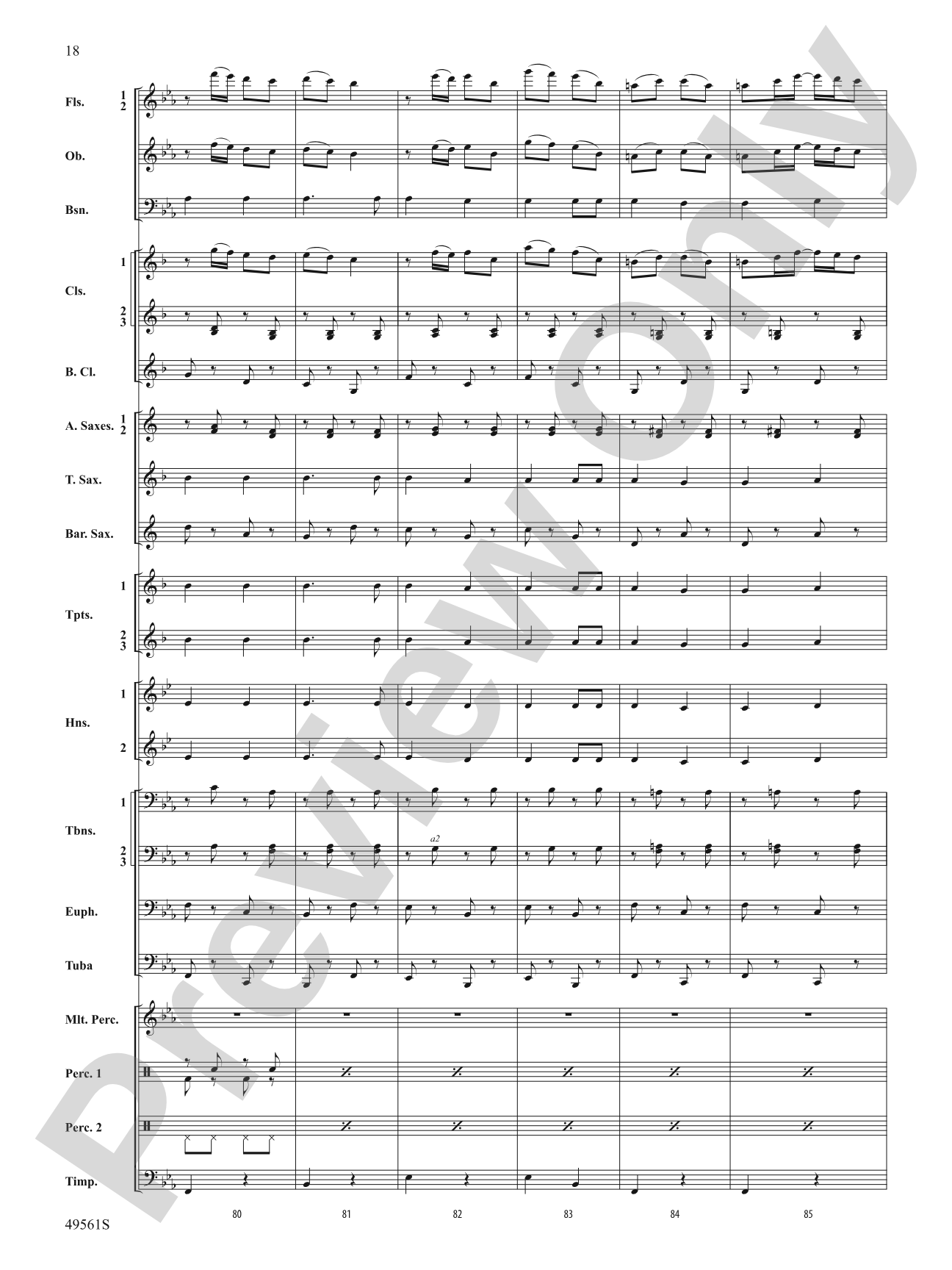 December Joy: Score