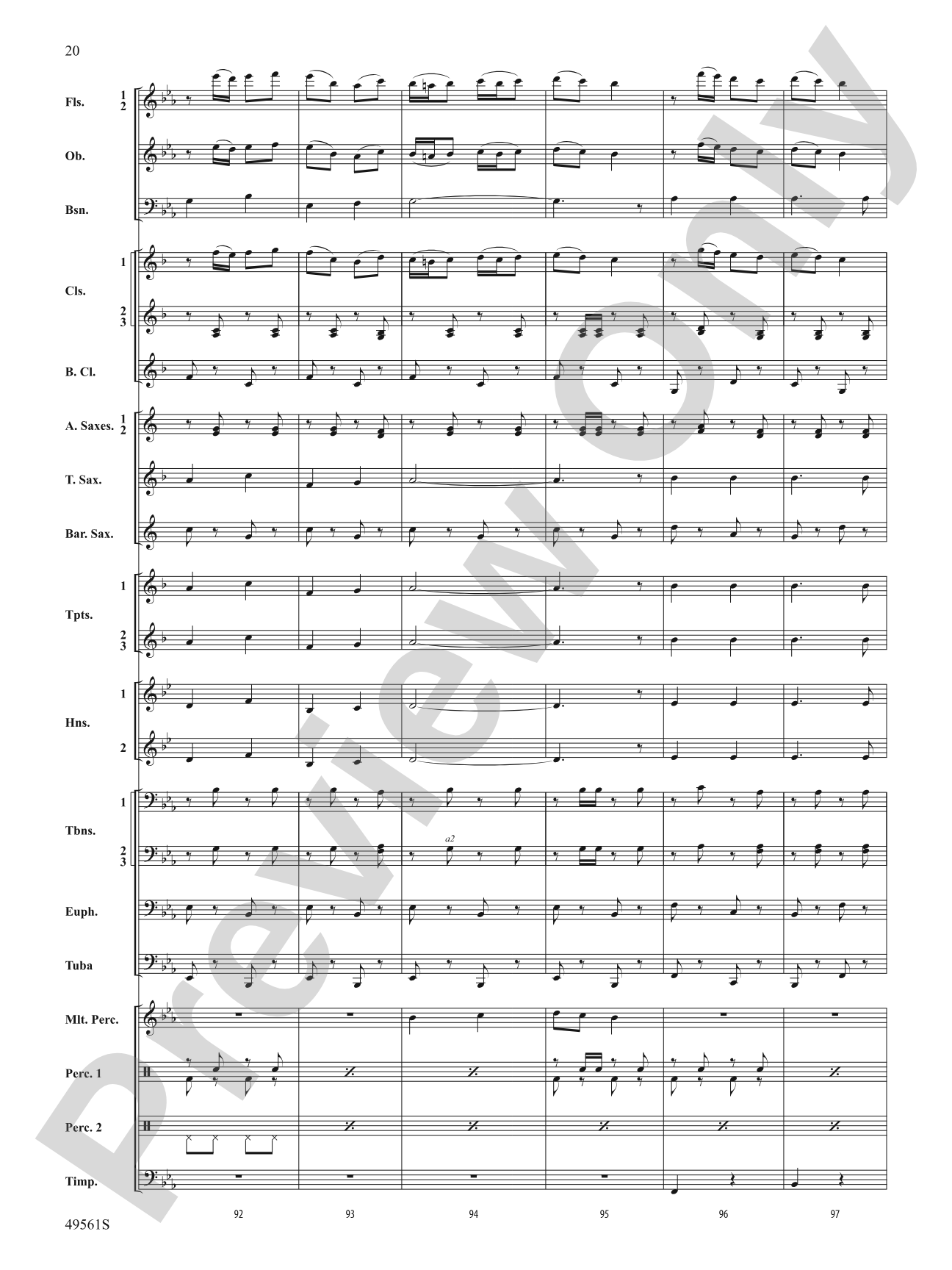 December Joy: Score