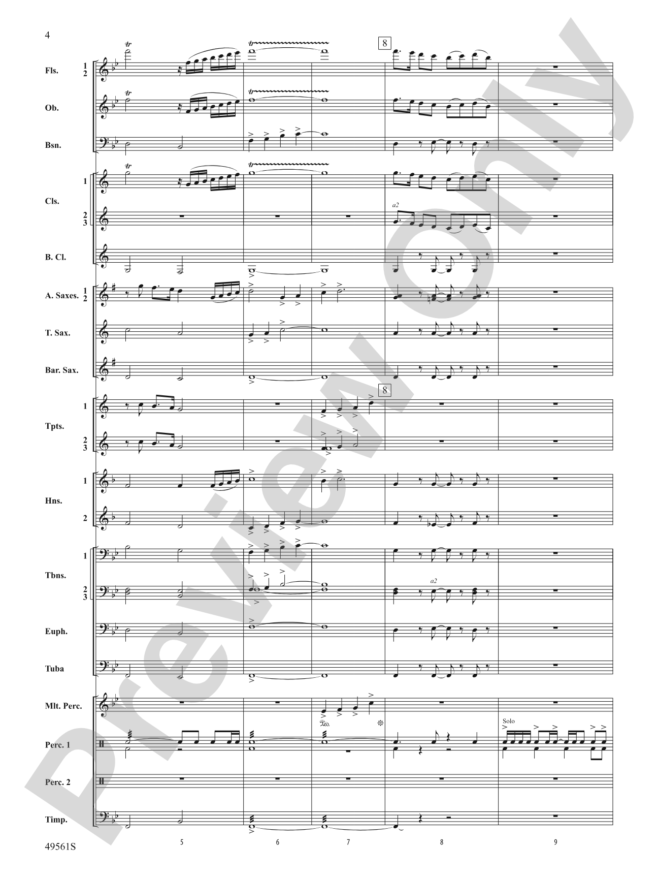 December Joy: Score