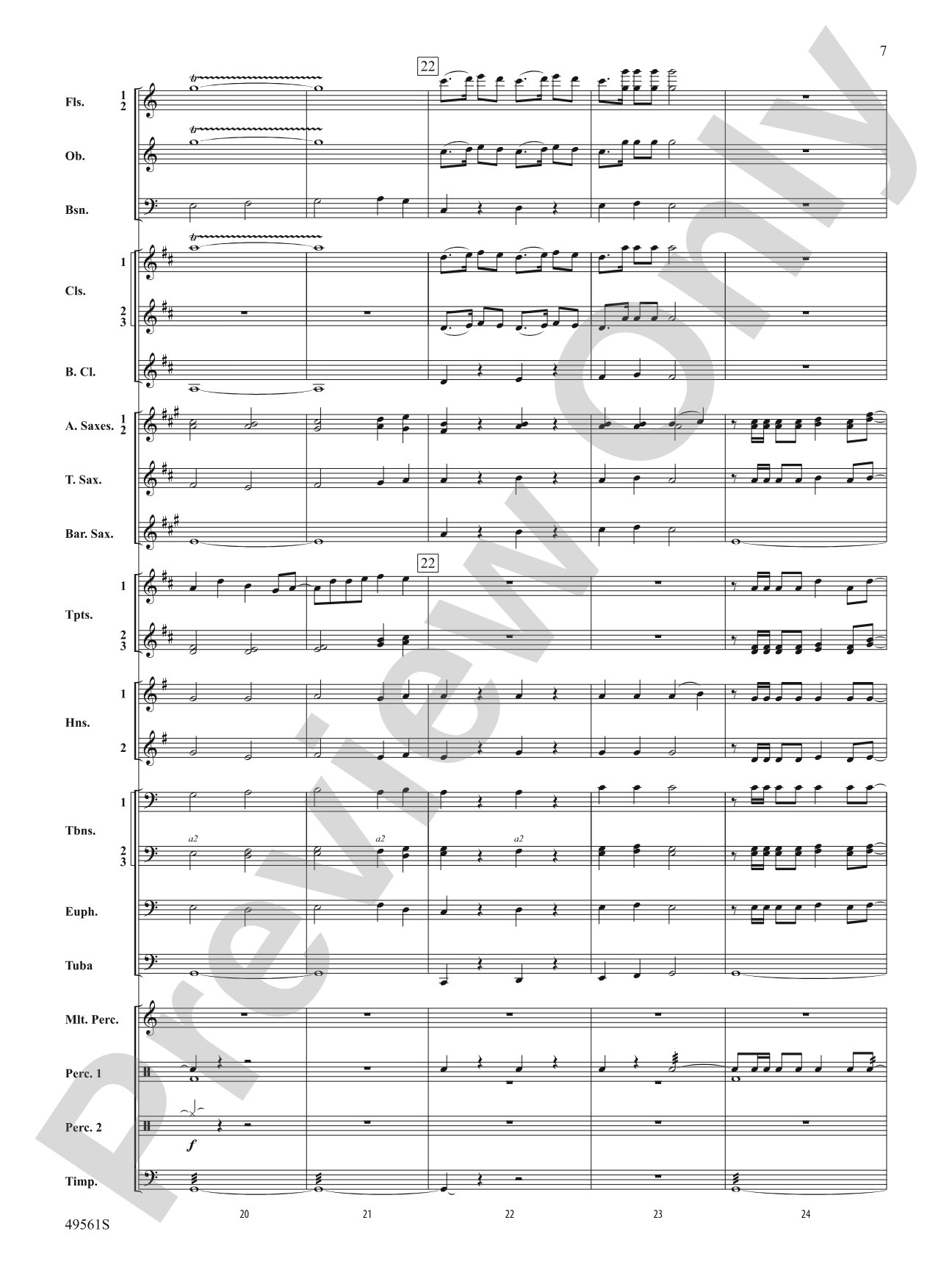 December Joy: Score