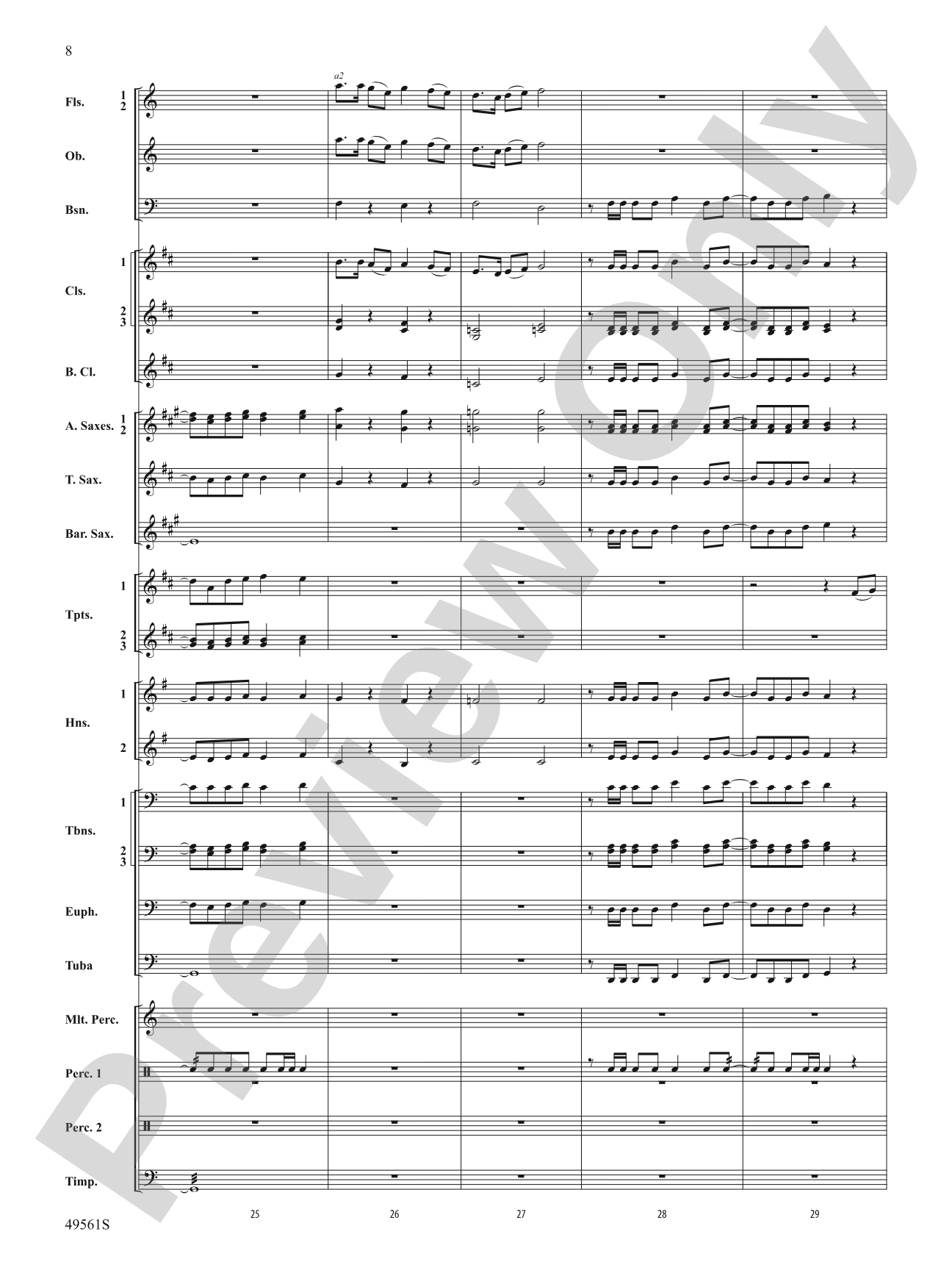 December Joy: Score
