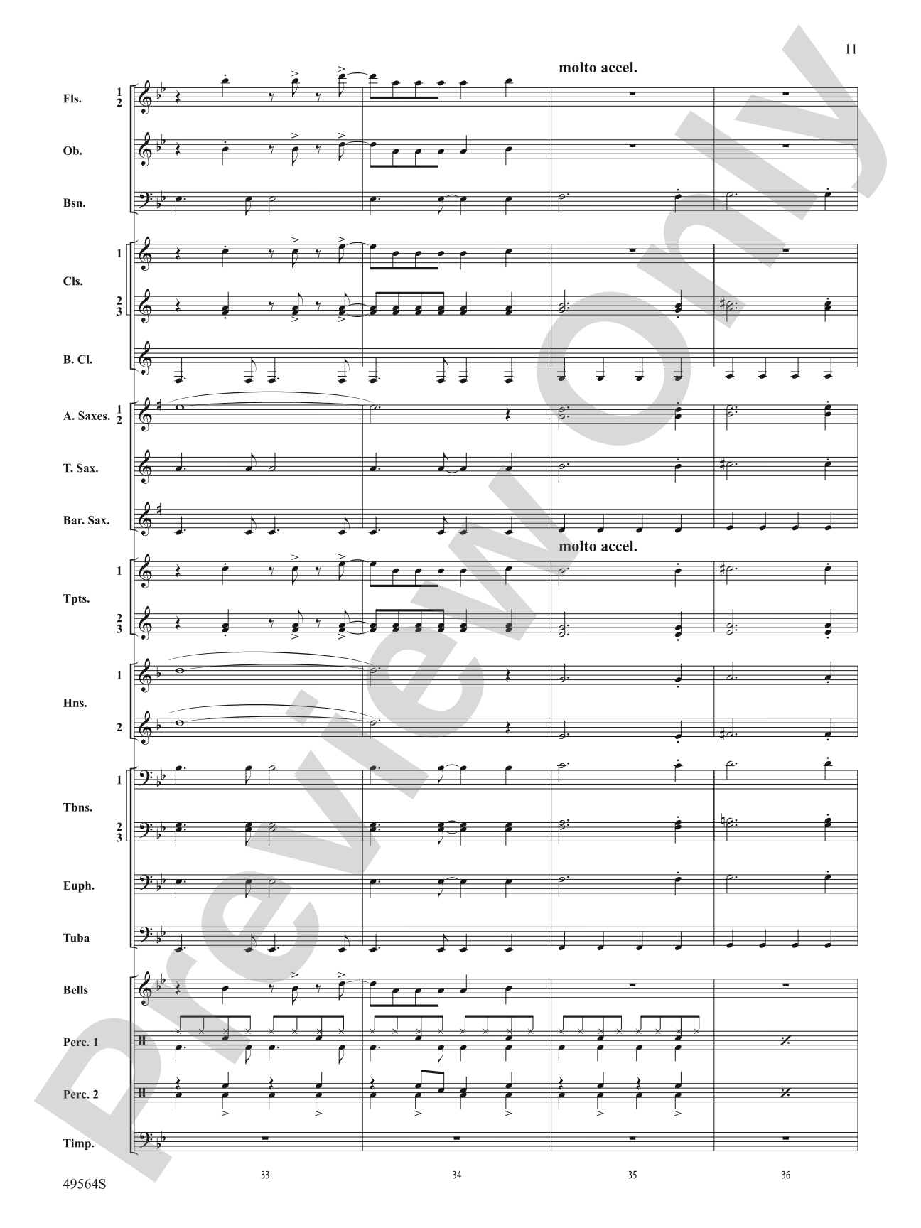 Jonas Brothers in Concert: Concert Band Conductor Score & Parts